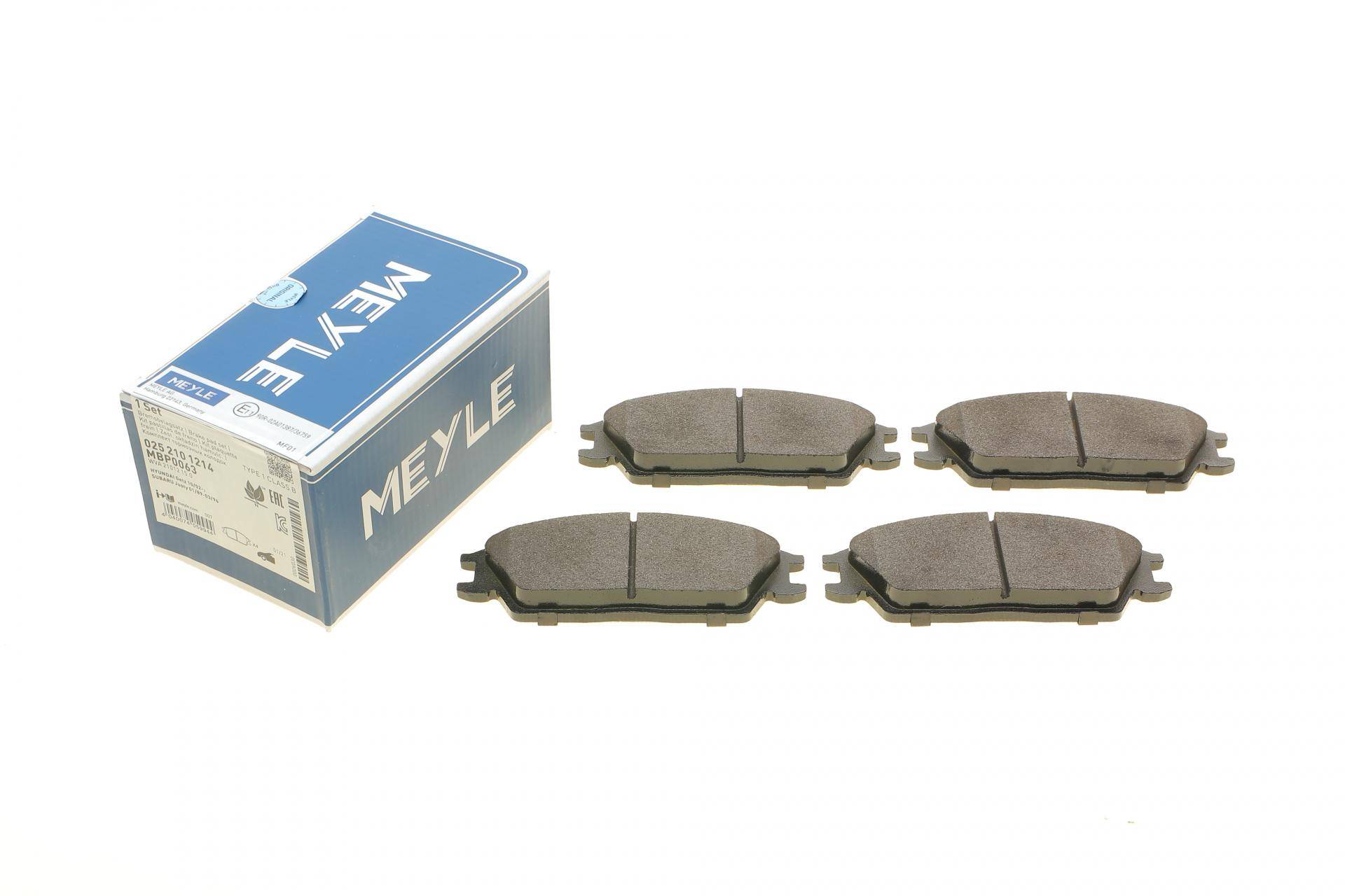 Колодки гальмівні (передні) Hyundai Accent I/II 89-06/Getz 02-11 (Akebono)