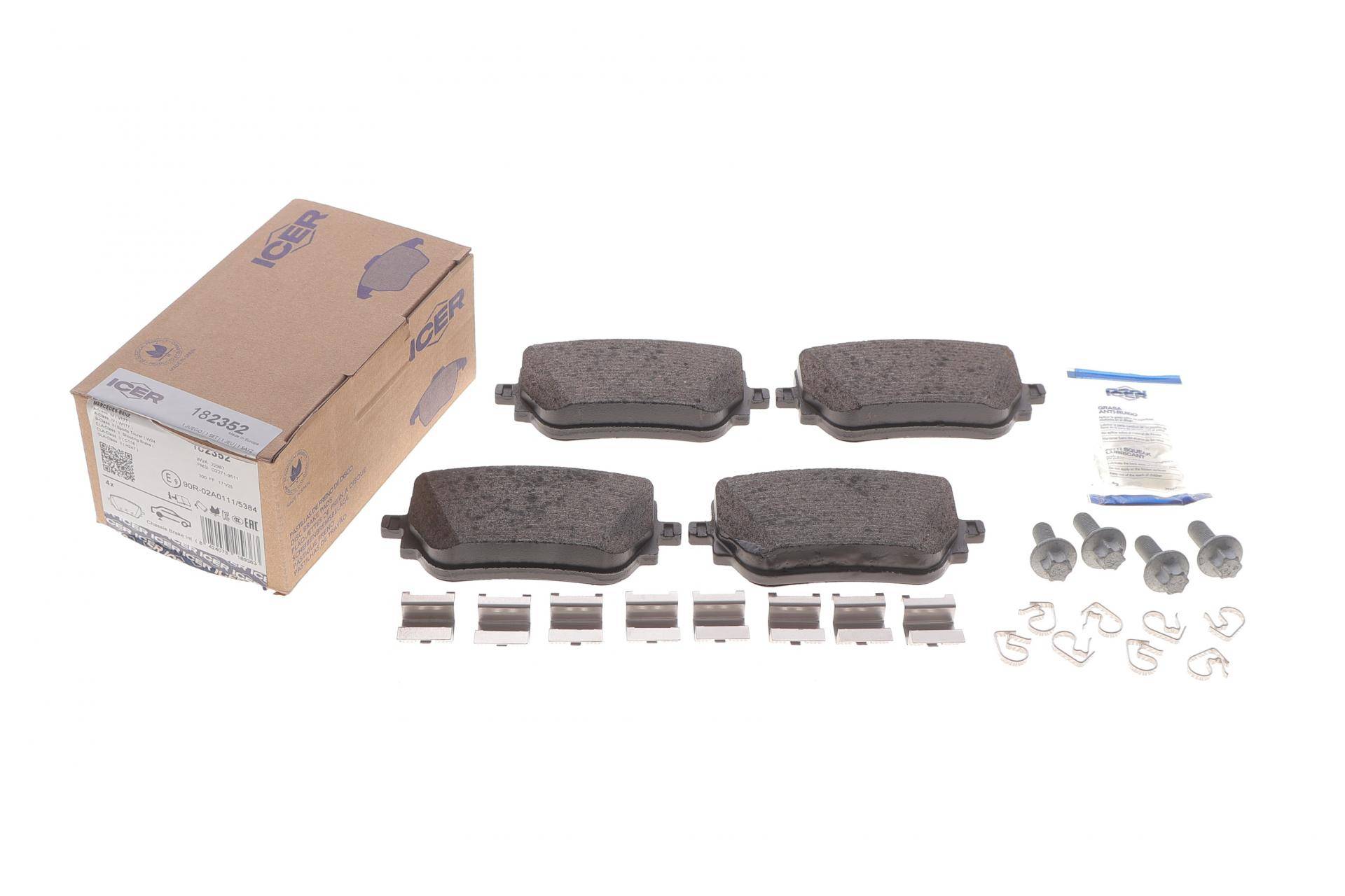 Колодки гальмівні (задні) MB A-class (W177) 18-/CLA (C118) 19-/EQA (H243) 21-