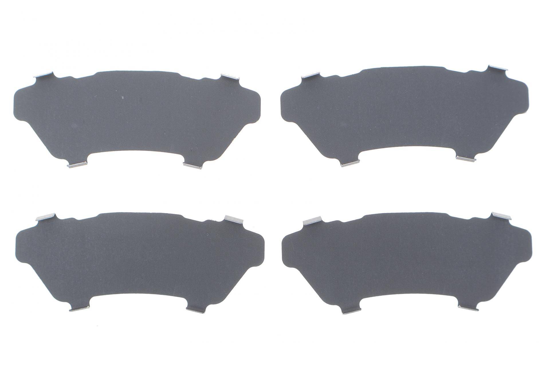 Комплект протискрипних пластин (задніх) Toyota Land Cruiser 100 98-07/Lexus LX II 98-08 (Akebono)