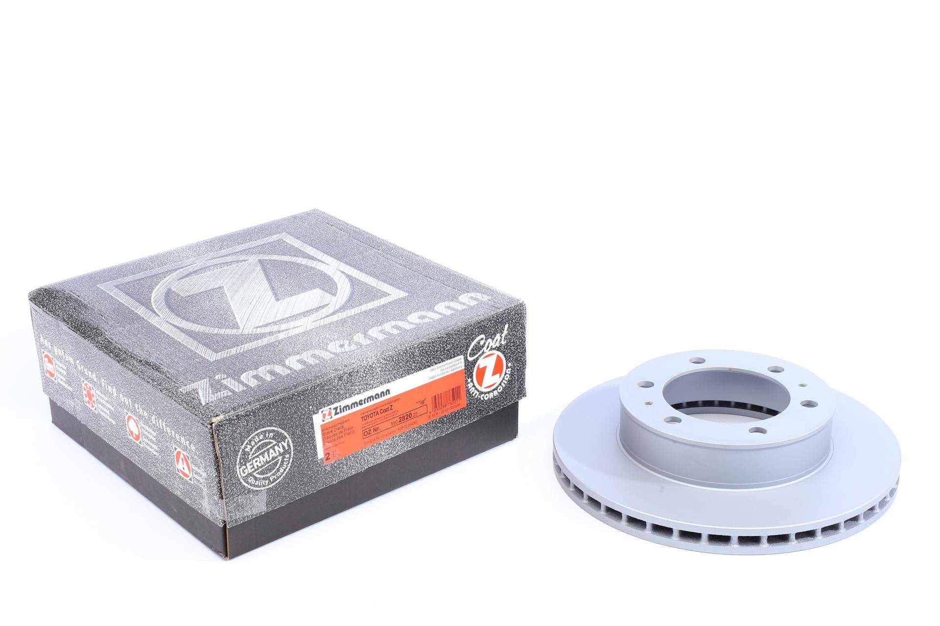 Диск гальмівний (передній) Toyota Hilux VII 05-15 (297x25) (з покриттям) (вент.)