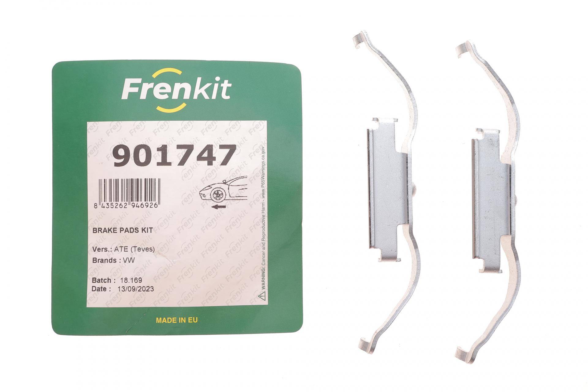 Планка супорта (переднього) прижимна (к-кт) VW T4 (Ate)