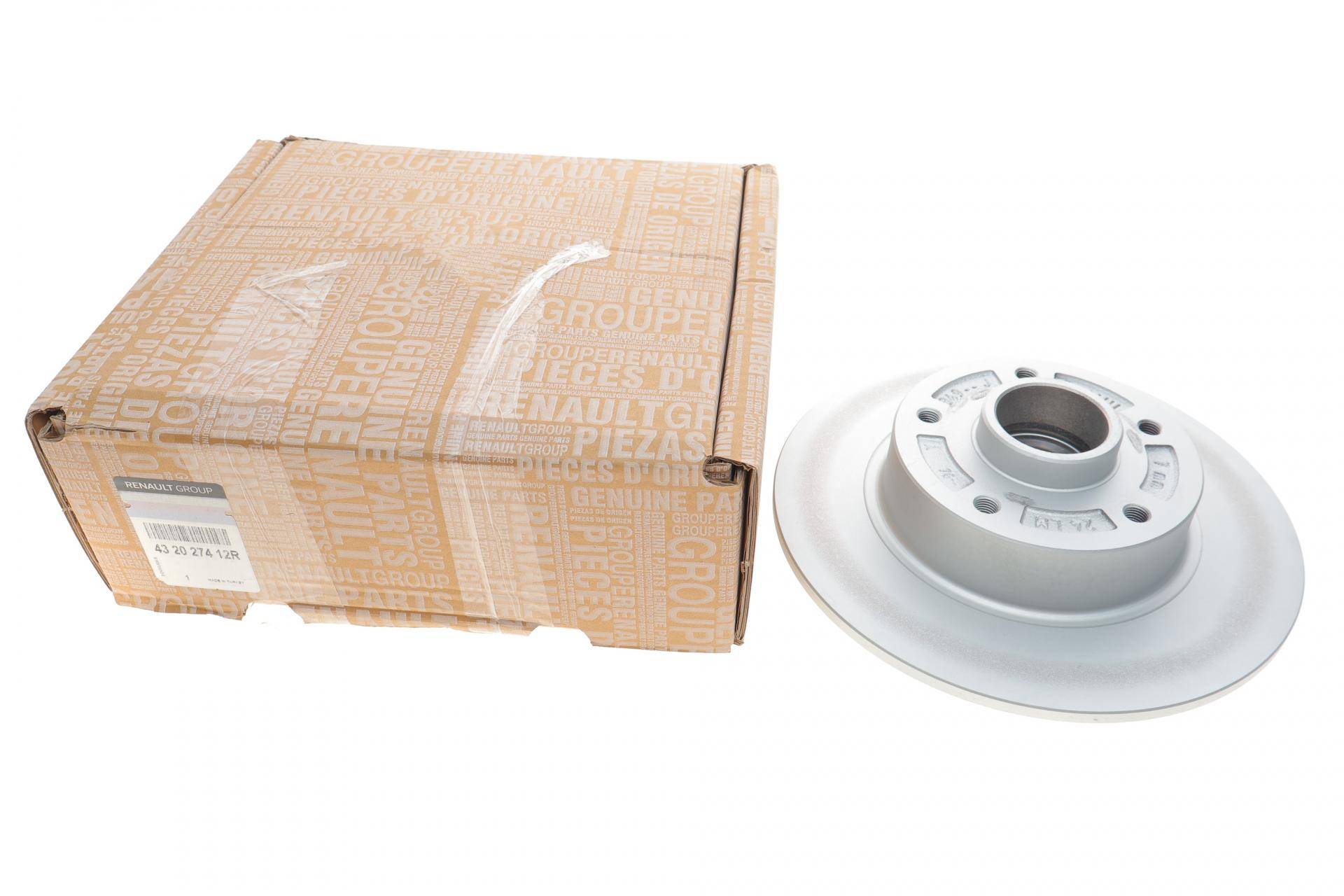 Диск гальмівний (задній) Renault Megane IV 15- (260x8) (+ABS) з підшипником