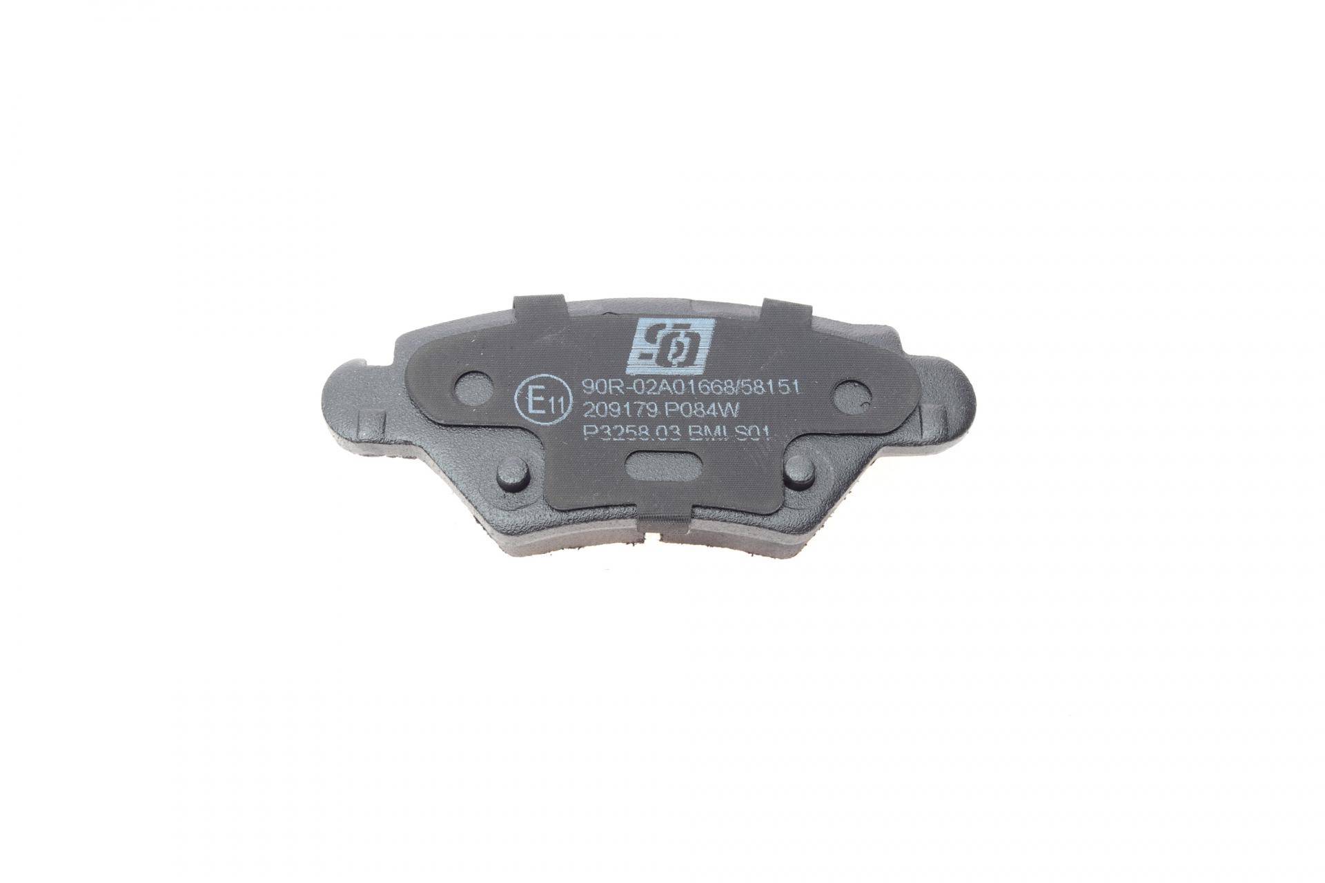 Колодки гальмівні (задні) Opel Astra G 98-09/Zafira A 99-05/Chevrolet Corsa 94-02/Zafira 01-12