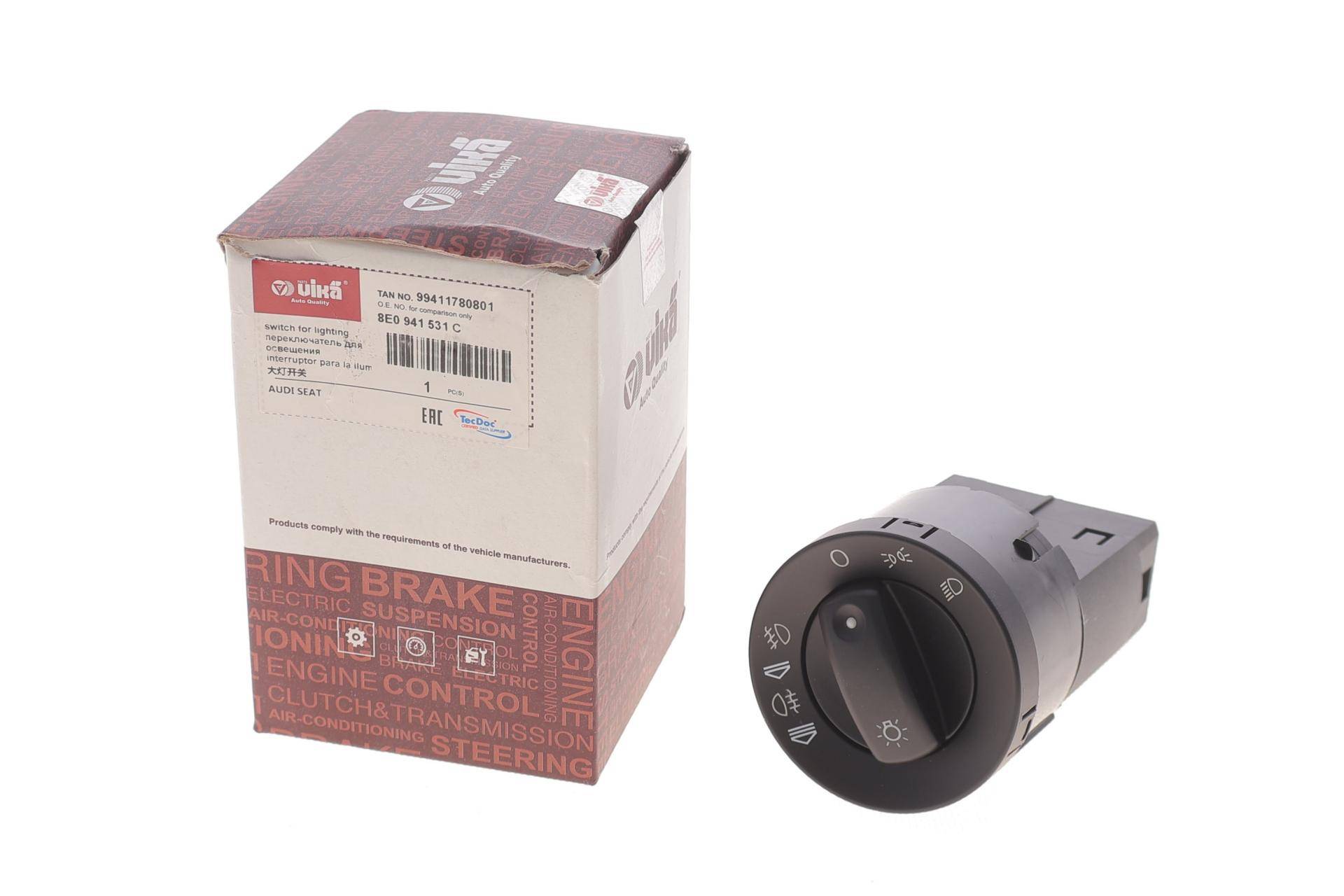 Перемикач світла фар Audi A4 04-09/Seat Exeo 08-13