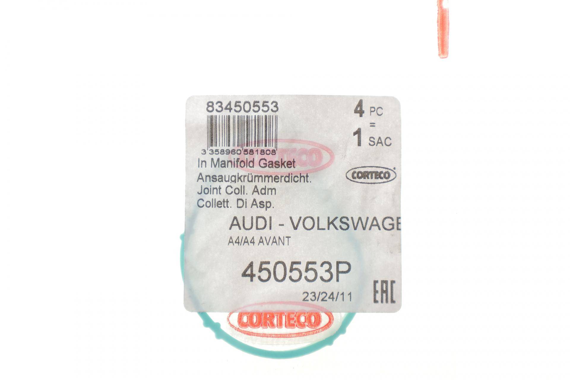 Прокладка колектора впускного VW Passat 1.6/2.0i 96-05