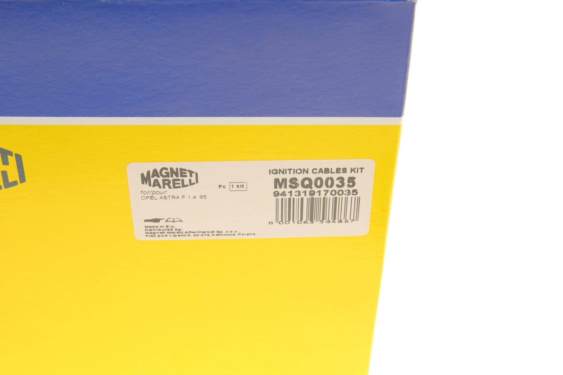 Проводи запалювання Opel Combo 1.6 01-06 (к-кт) (MSQ0035)