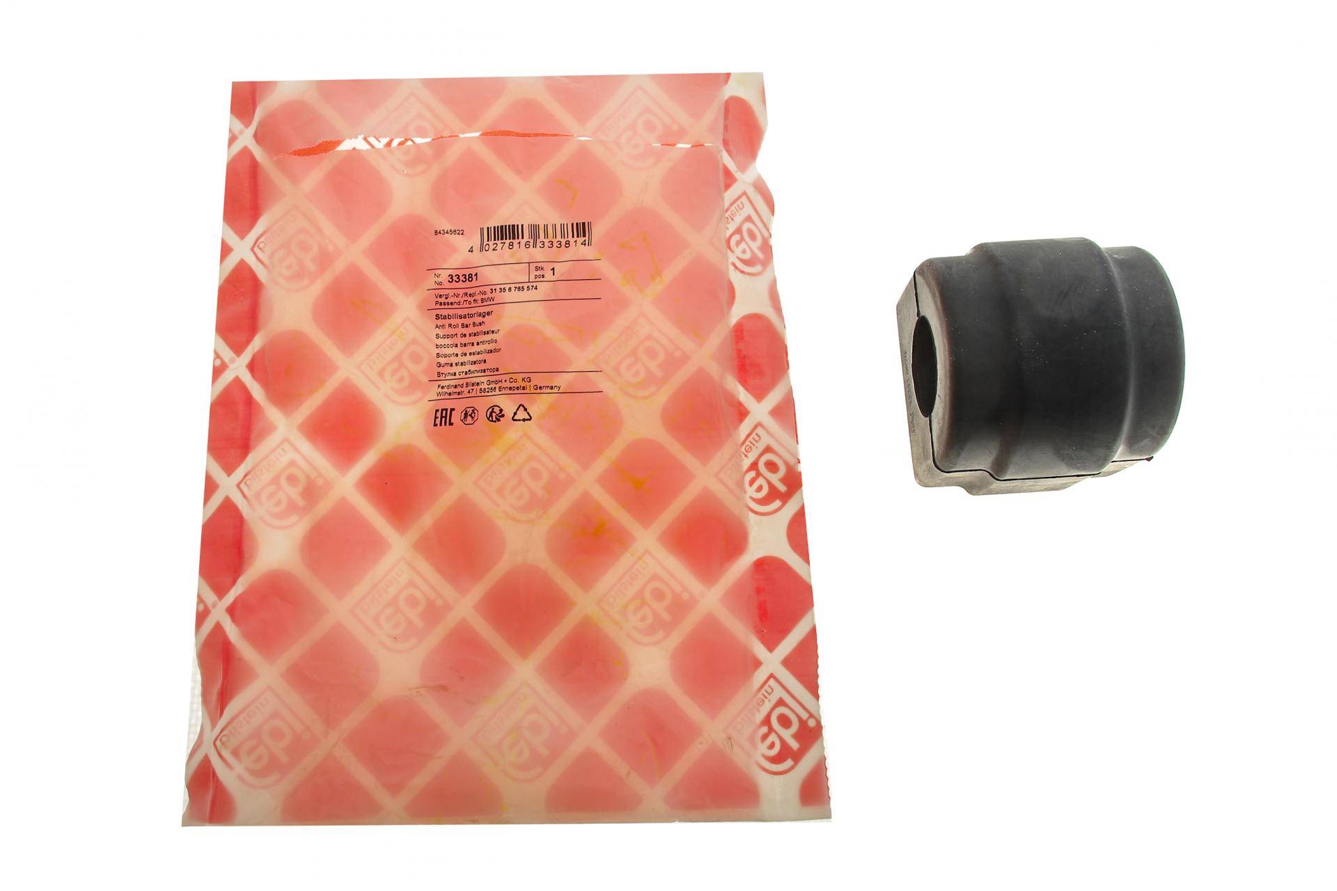 Втулка стабілізатора (переднього) BMW 1 (E81/E88)/3 (E90-E93) 04- (d=26.5mm)