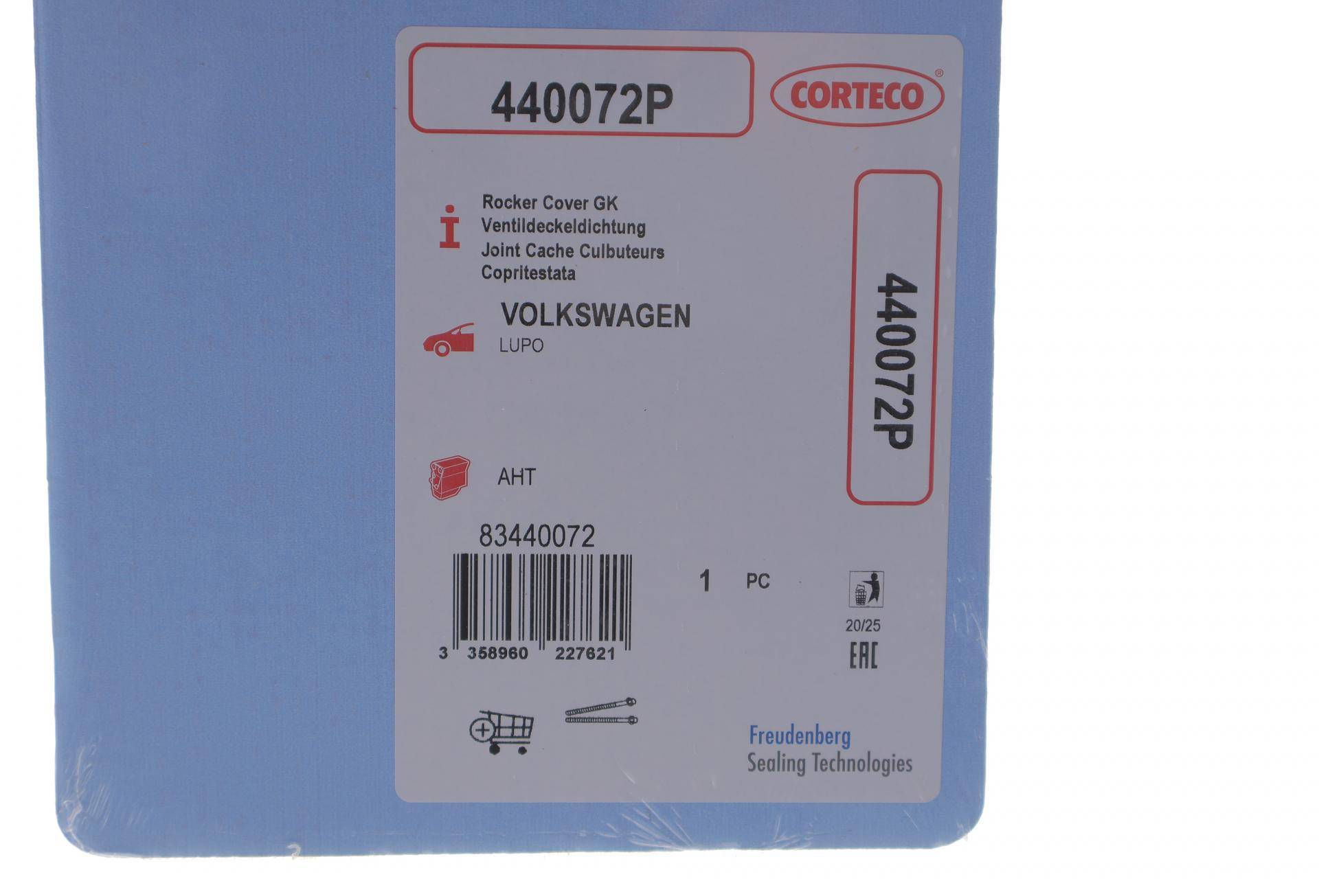 Прокладка кришки клапанів Skoda Fabia 1.0i/1.4i 99-03