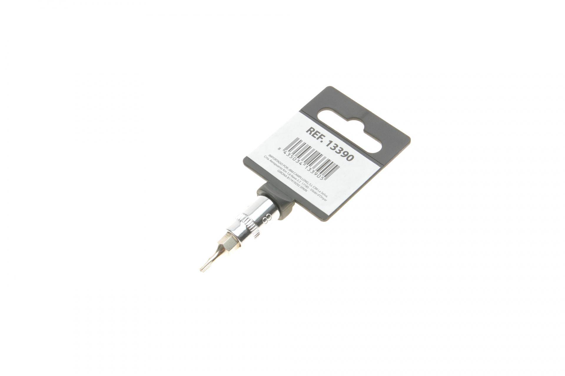 Головка 1/4" зі хромованою вставкою Torx TR8