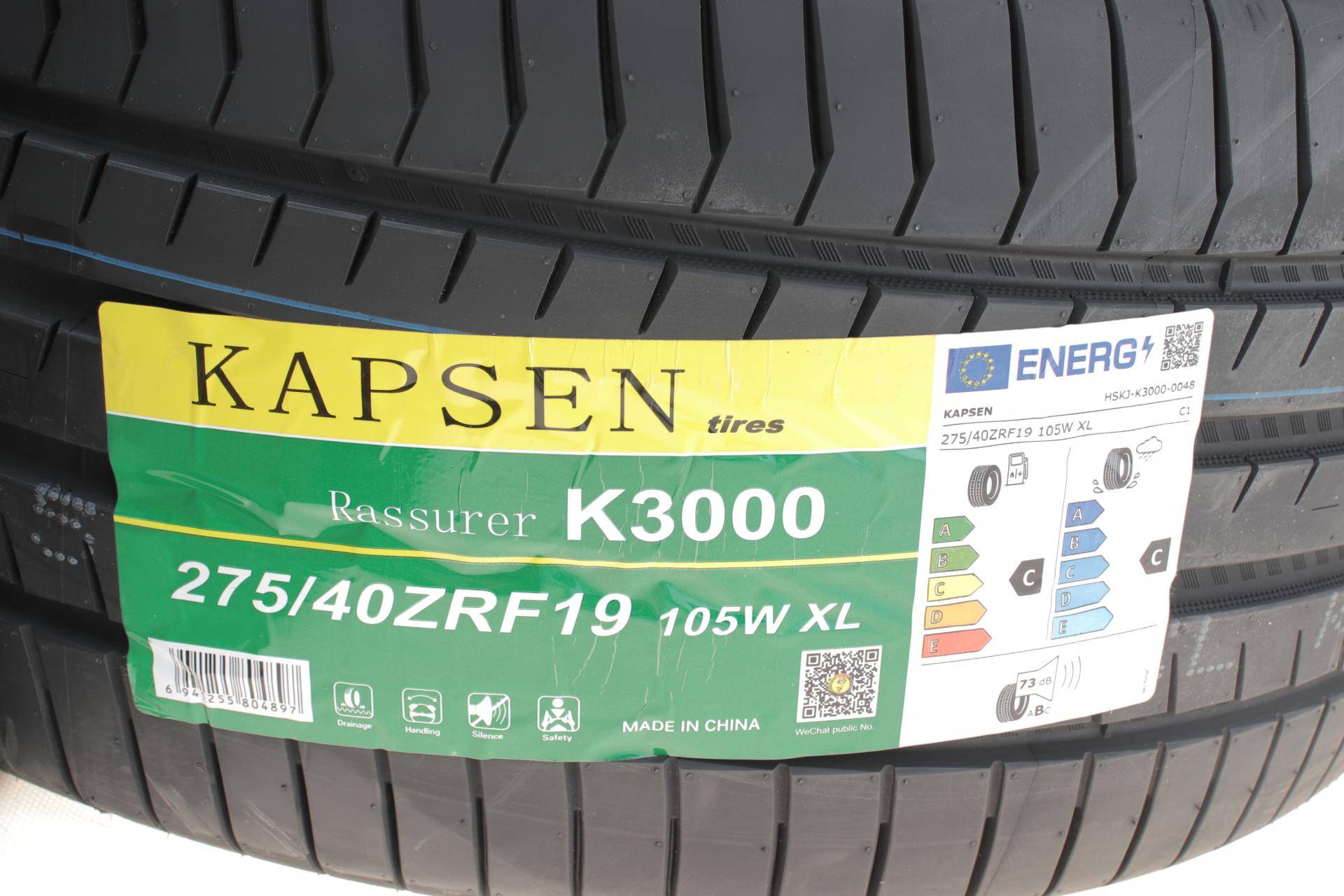 Шина K3000 275/40 ZRF19 XL 105W (літня) Run Flat