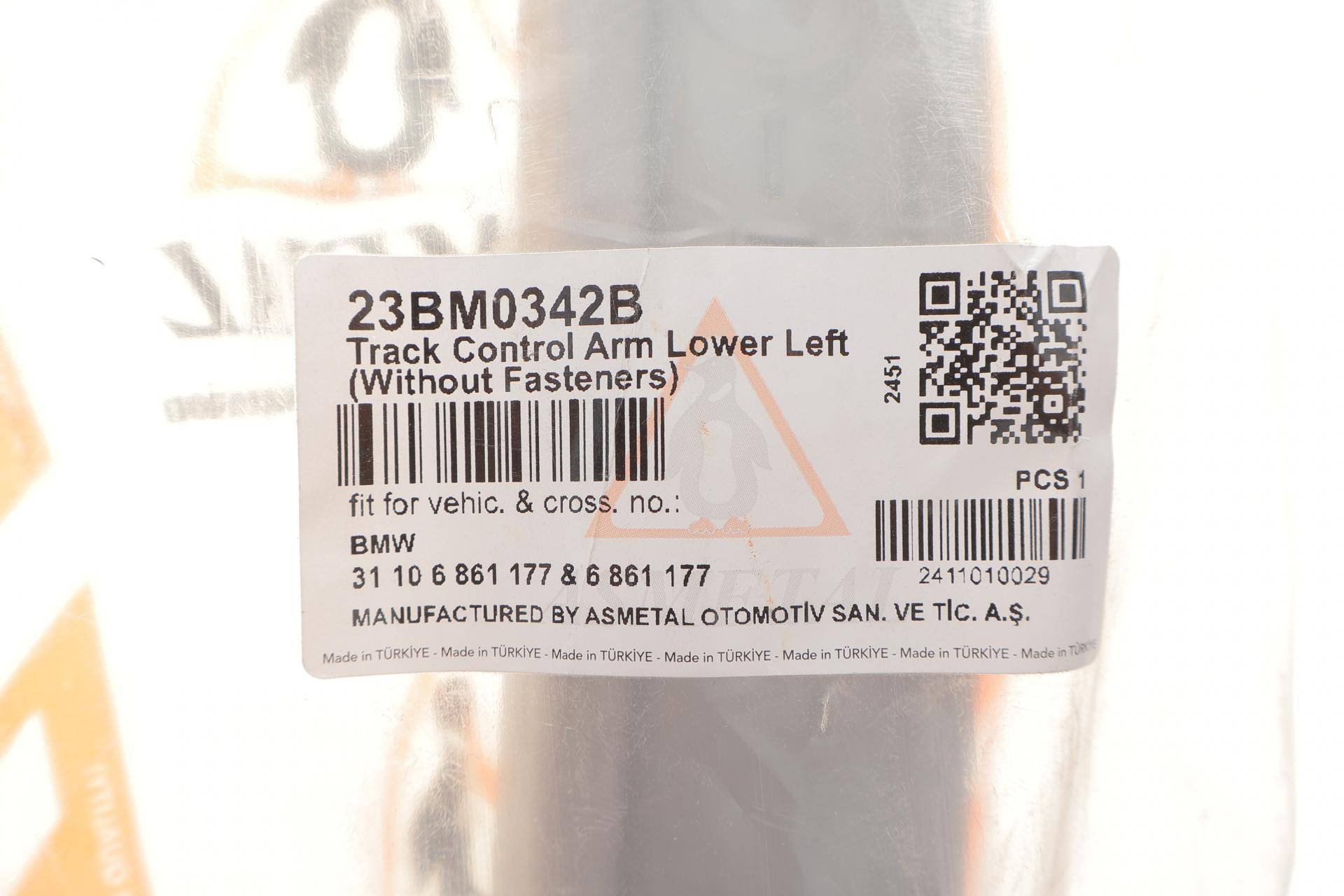 Важіль підвіски (передній/знизу/ззаду) (L) BMW 5 (G30/G90) 16- B46/B47/B48/B57/B58