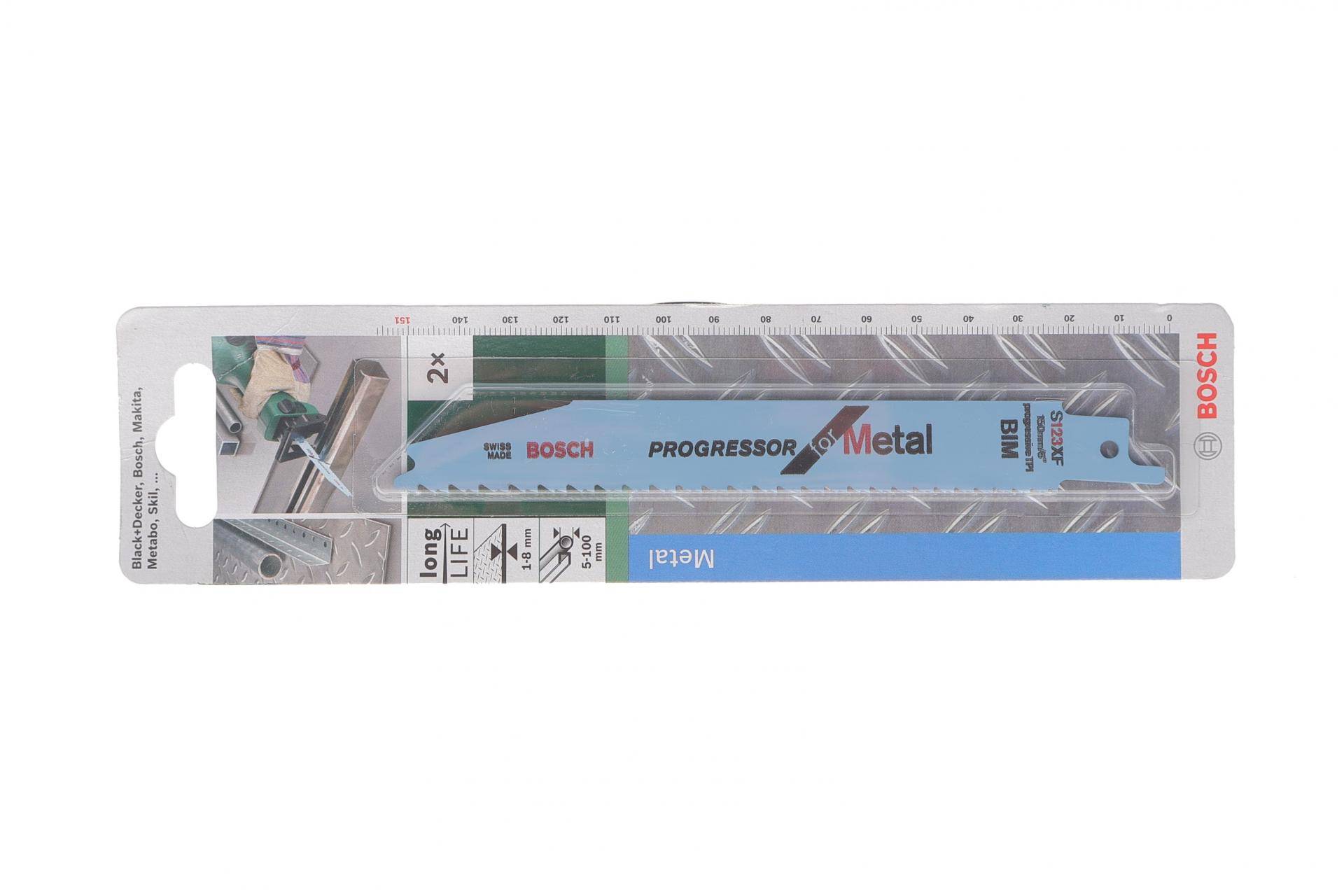 Полотно змінне для шабельної пилки (к-кт 2 шт.)  S 123 XF Bimetall