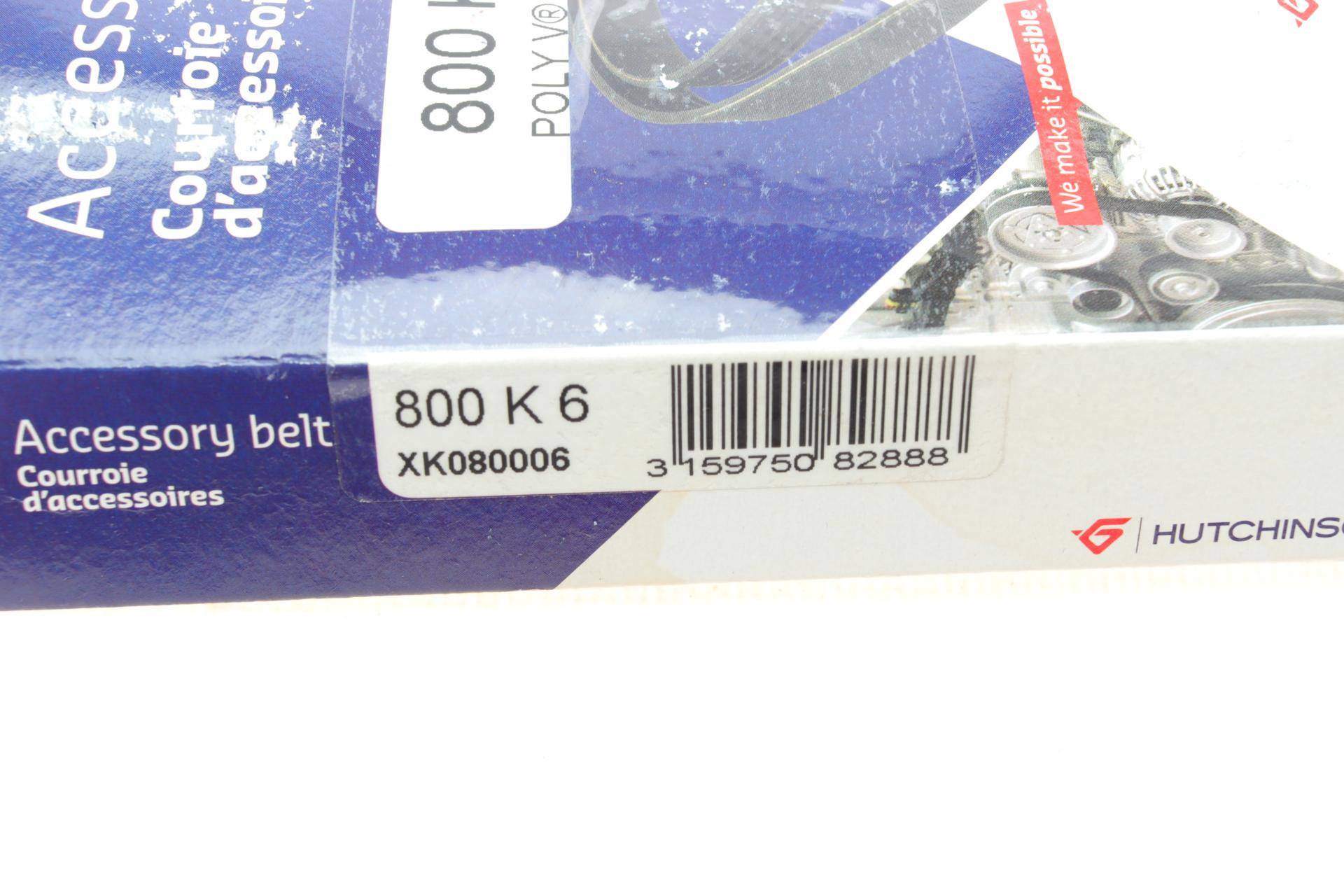 Ремінь генератора Citroen Berlingo/Peugeot Partner 1.6HDI (6PK800)