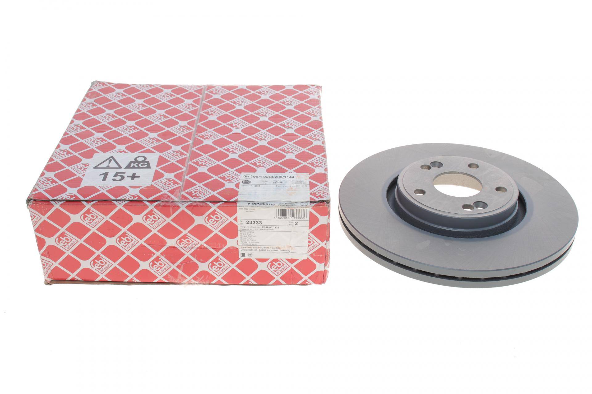 Диск гальмівний (передній) Renault Laguna II 01- (300x26)