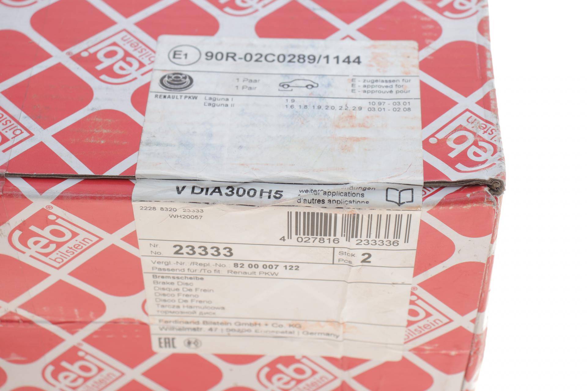 Диск гальмівний (передній) Renault Laguna II 01- (300x26)