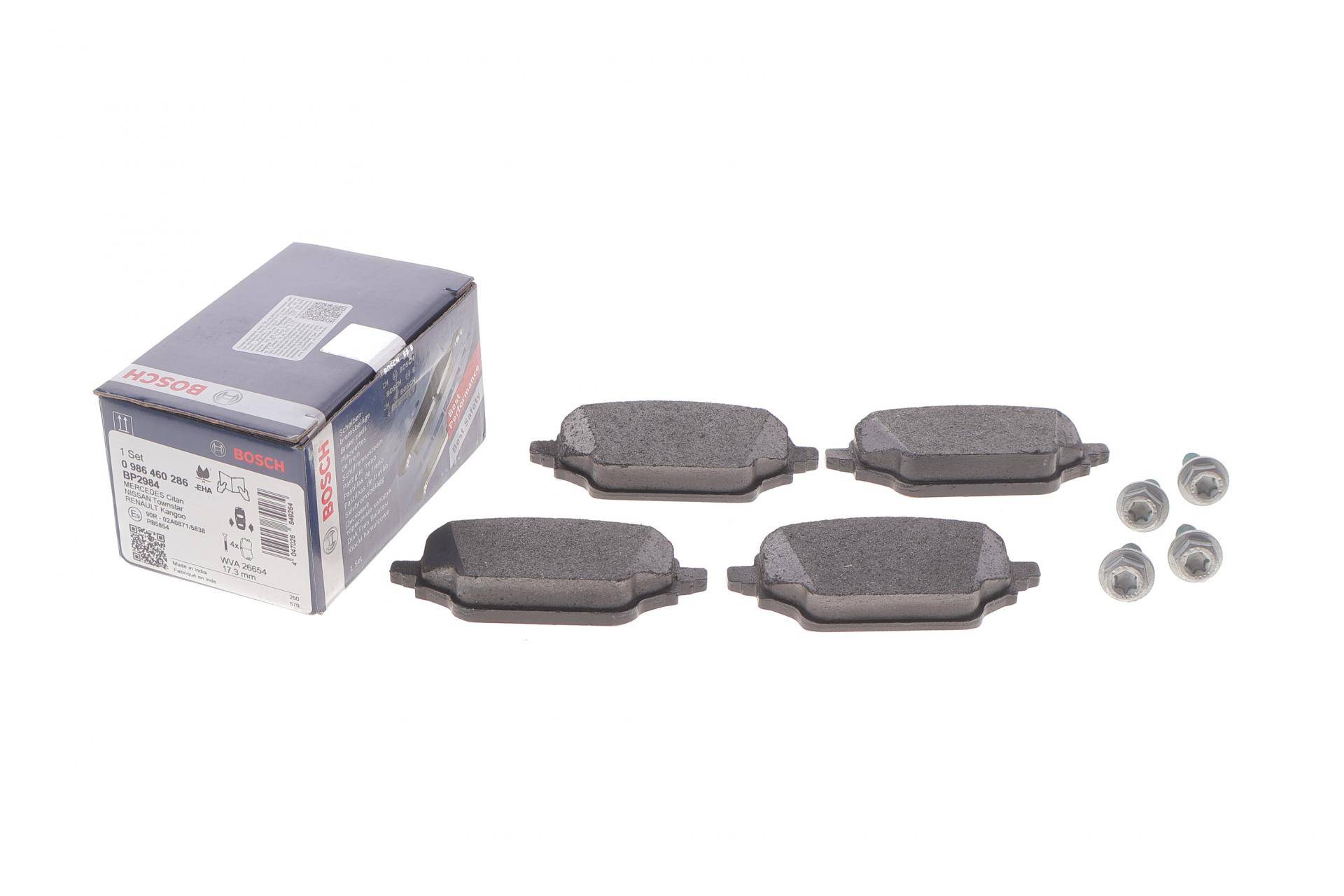 Колодки гальмівні (задні) Renault Express 1.6 SCe/1.5 dCi 21-