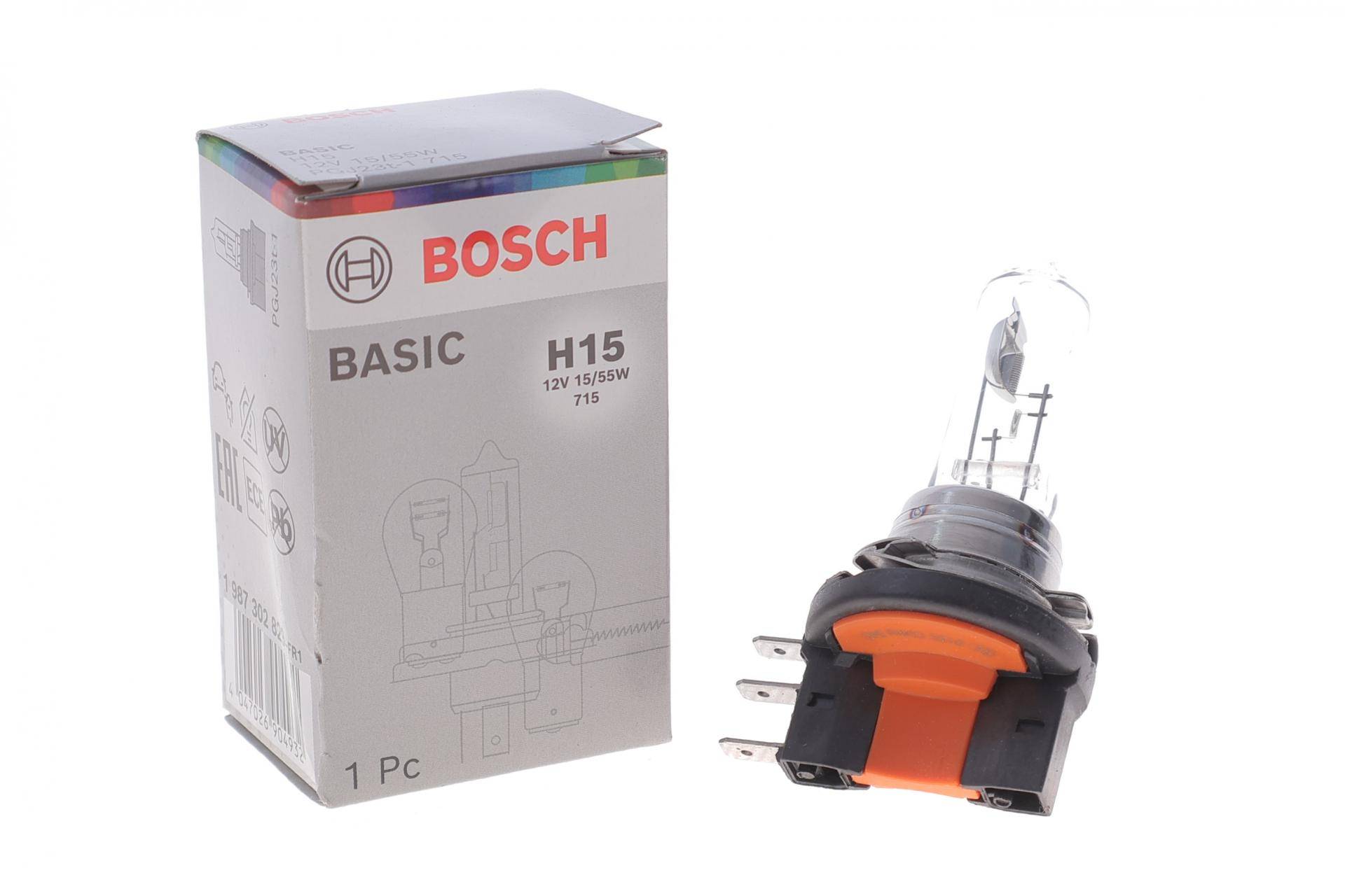 Автолампа H15 12V 55/15W PGJ23T-1 ECO