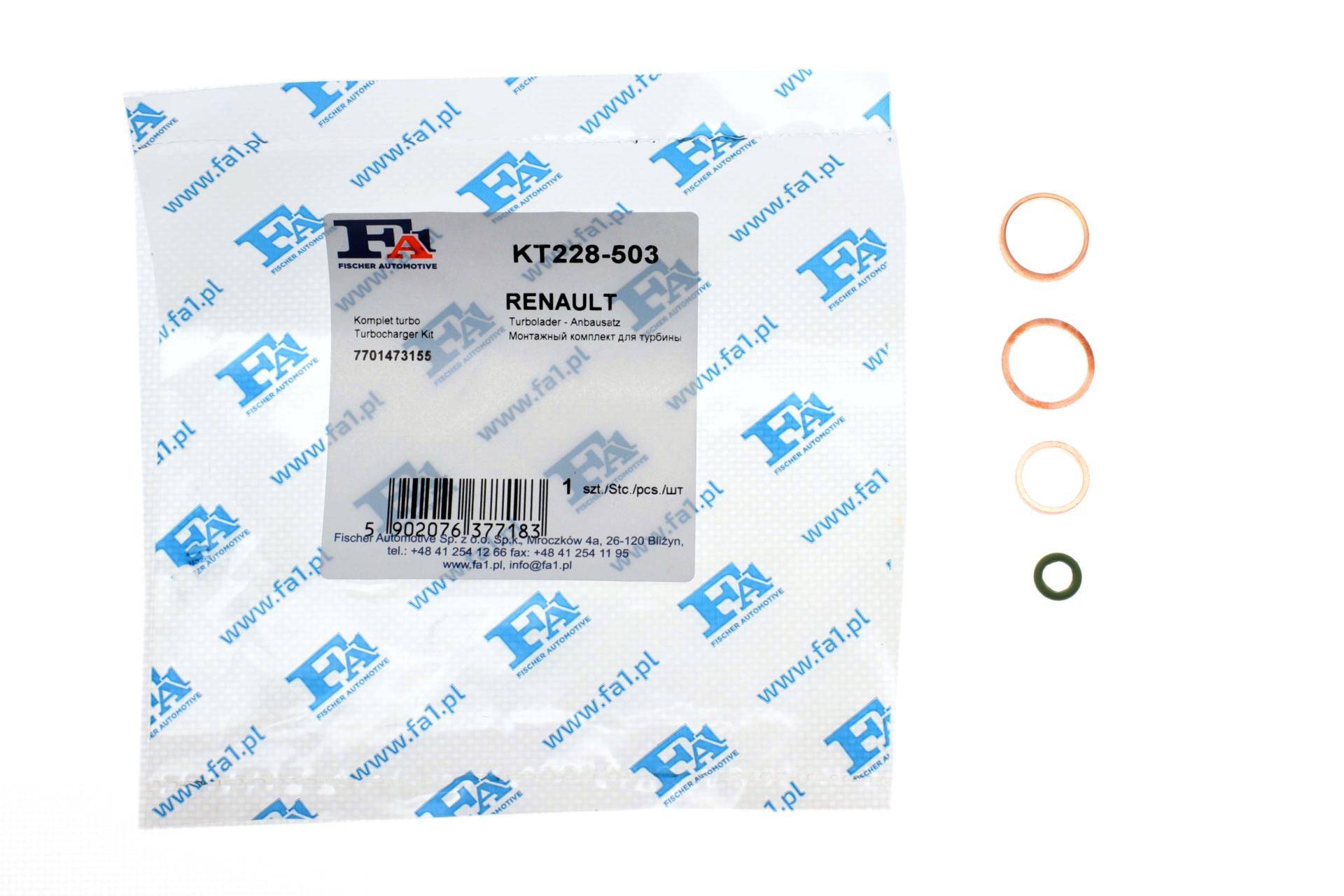 Комплект прокладок турбіни Renault Laguna II 2.0 16V 03-05