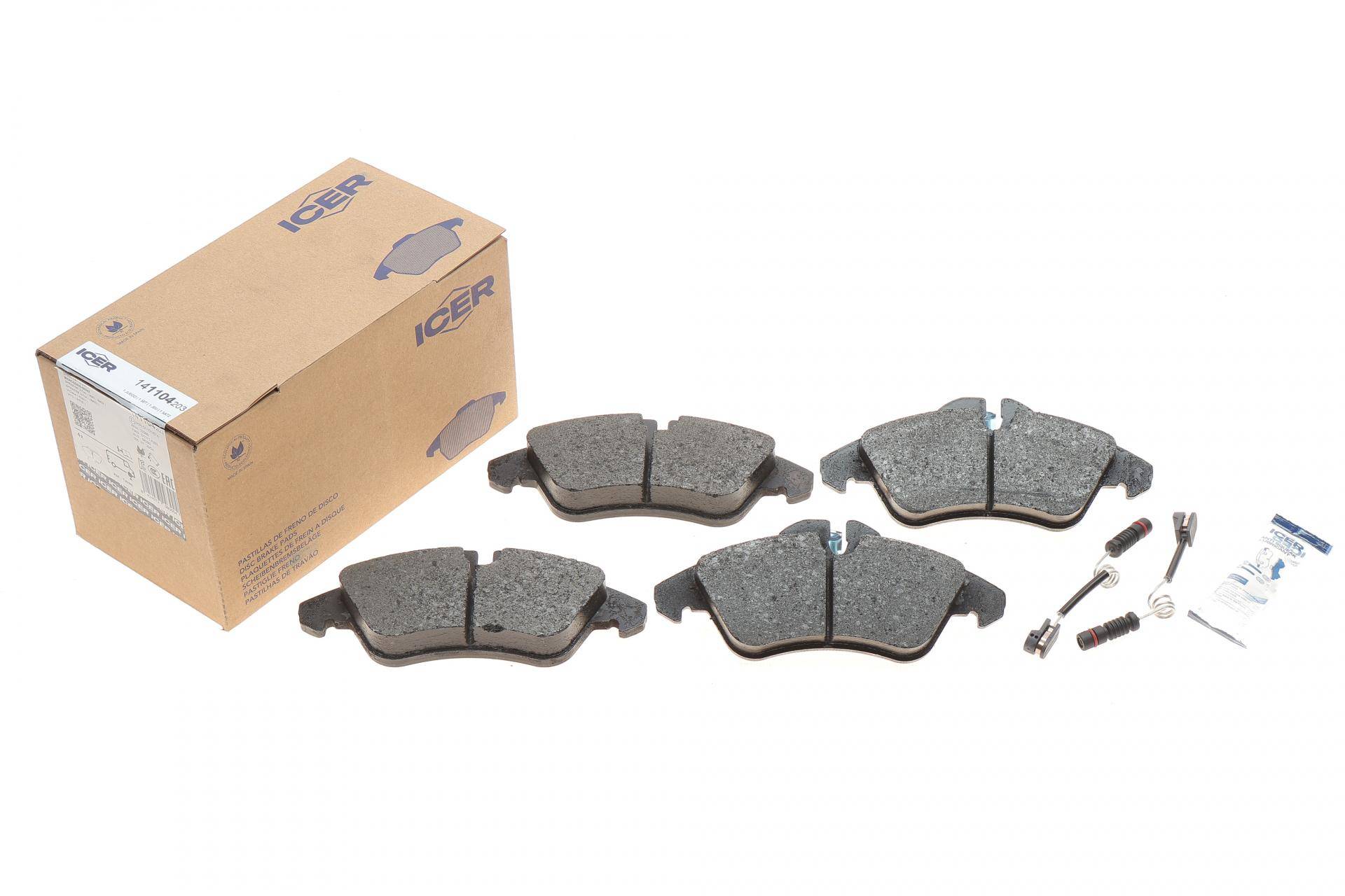 Колодки гальмівні (передні) MB Sprinter (901-904) 208-416 95-06/Vito (W638) 96-03 (+датчики L=189m)