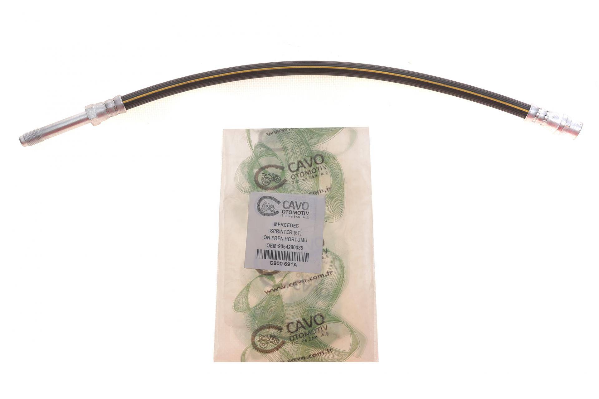 Шланг гальмівний (передній) MB Sprinter 5t 01-06 (357mm)