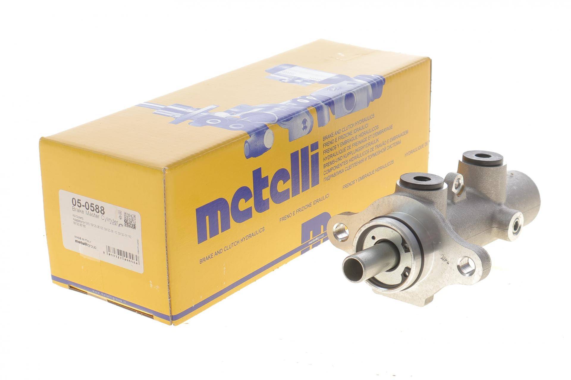 Циліндр гальмівний (головний) Kia Sorento 2.4/3.5 V6/2.5 CEDi 02-11 (d=26.99mm) Alu