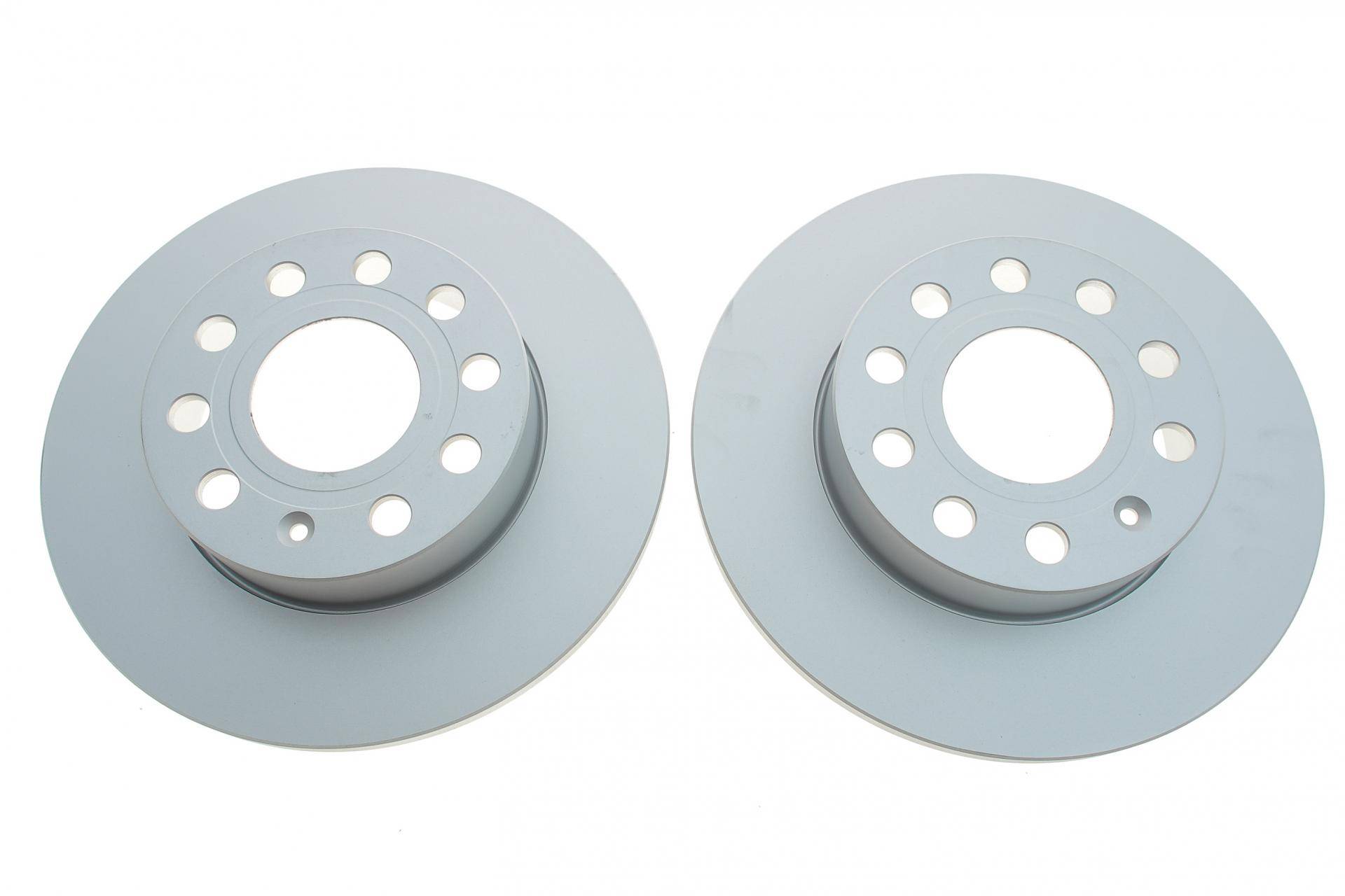 Диск гальмівний (задній) Audi A3/Skoda Octavia/VW Caddy/Golf/Touran 03-15 (260х12) (з покр) (повний)