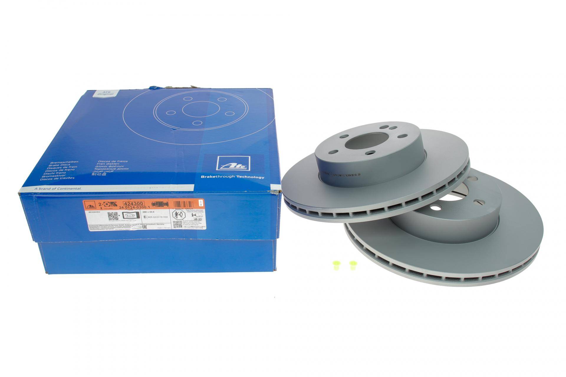 Диск гальмівний (передній) MB C-class (W205/S205/A205/C205) 14-20 (295х24) (вент.) (з покр.)