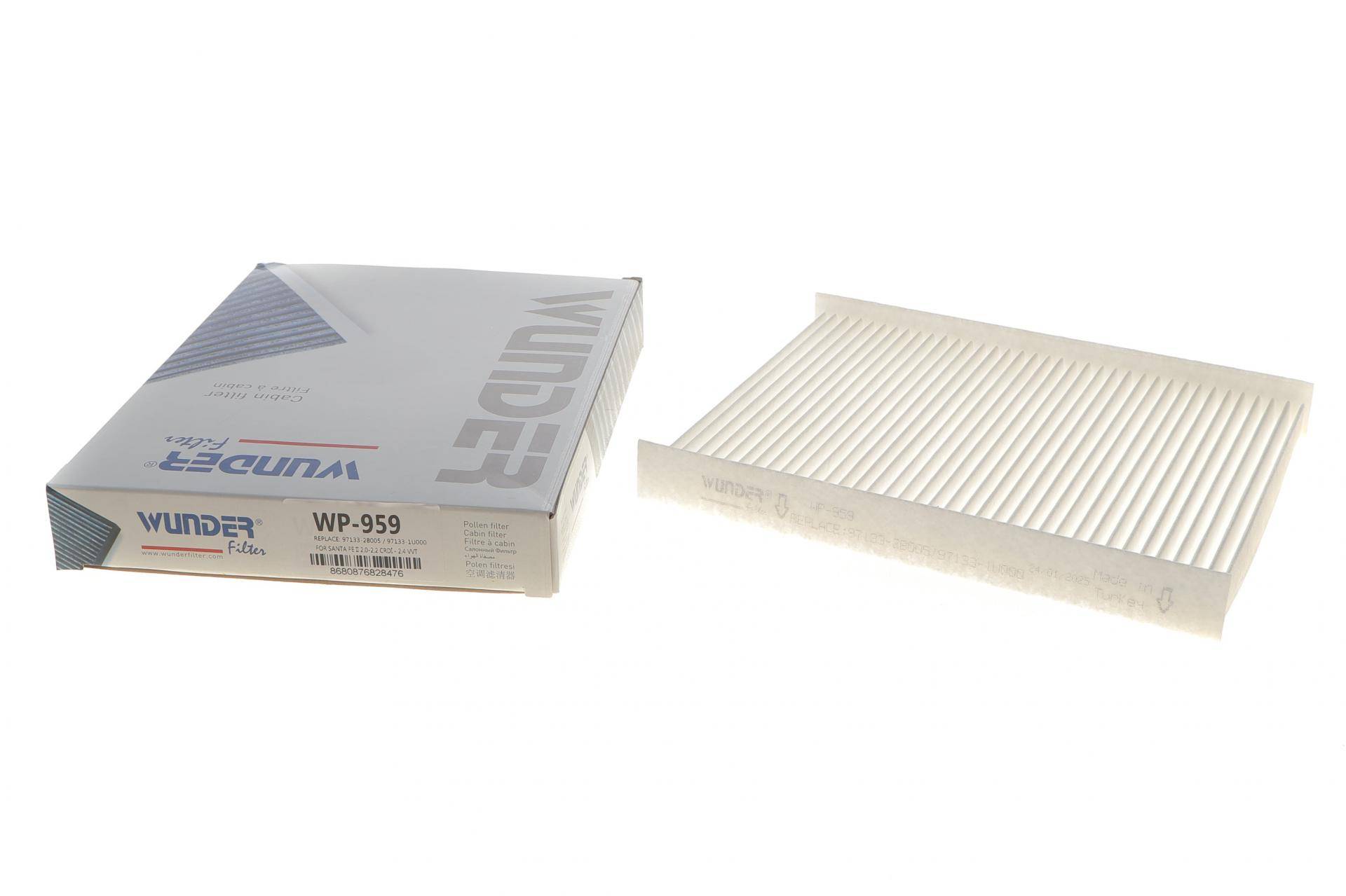 Фільтр салону Hyundai Santa Fe 2.0-2.2CRDI/2.4 06-12