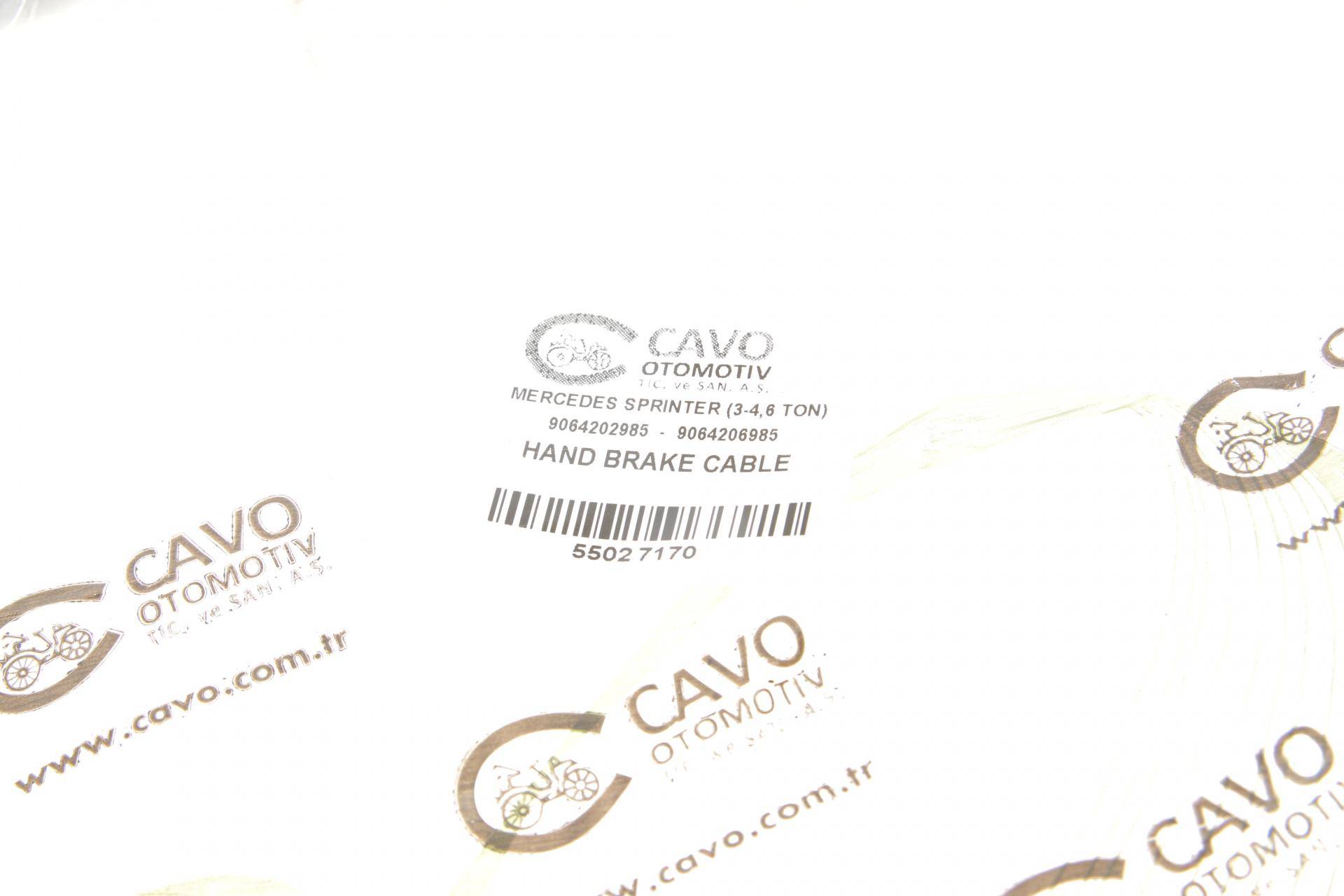 Трос ручника (задній) MB Sprinter 209-519 CDI 06- (1706/1447mm)