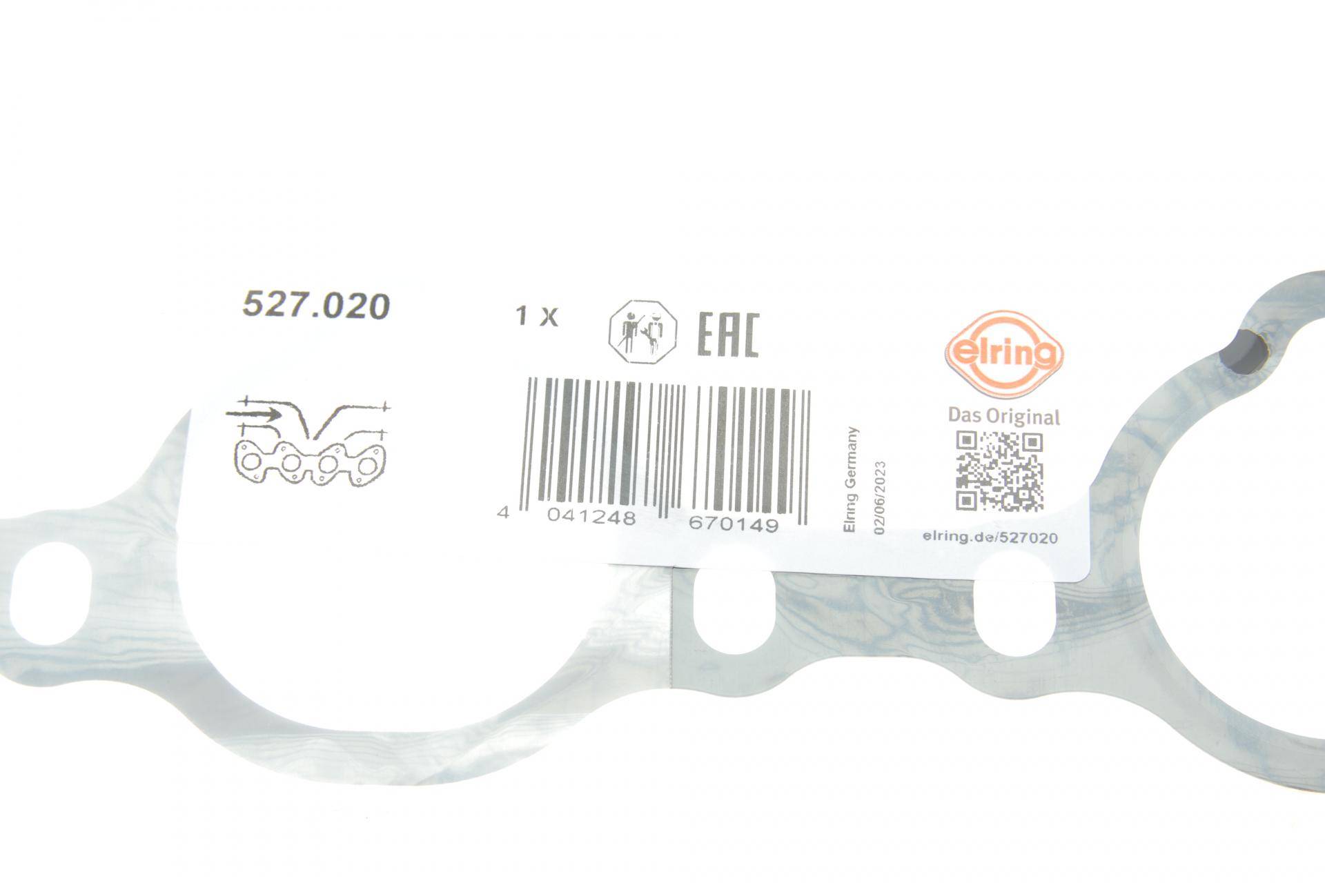 Прокладка колектора впускного/випускного Renault Laguna III 3.5 V6 08-15/Nissan Murano 3.5 03-08