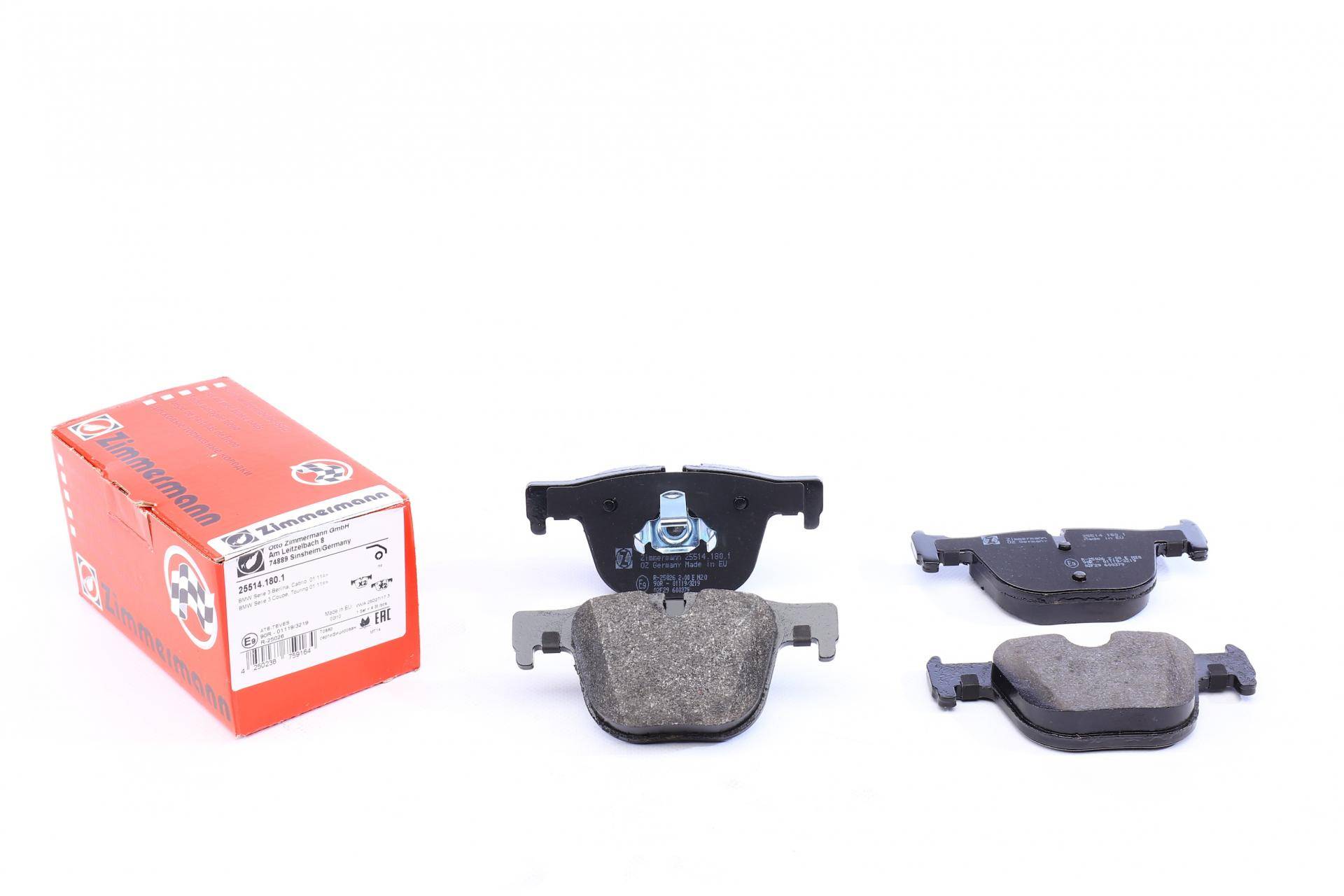 Колодки гальмівні (задні) BMW 3 (F30/F31/F34/F80)/4 (F32/F36/F82) 11- (Ate-Teves)