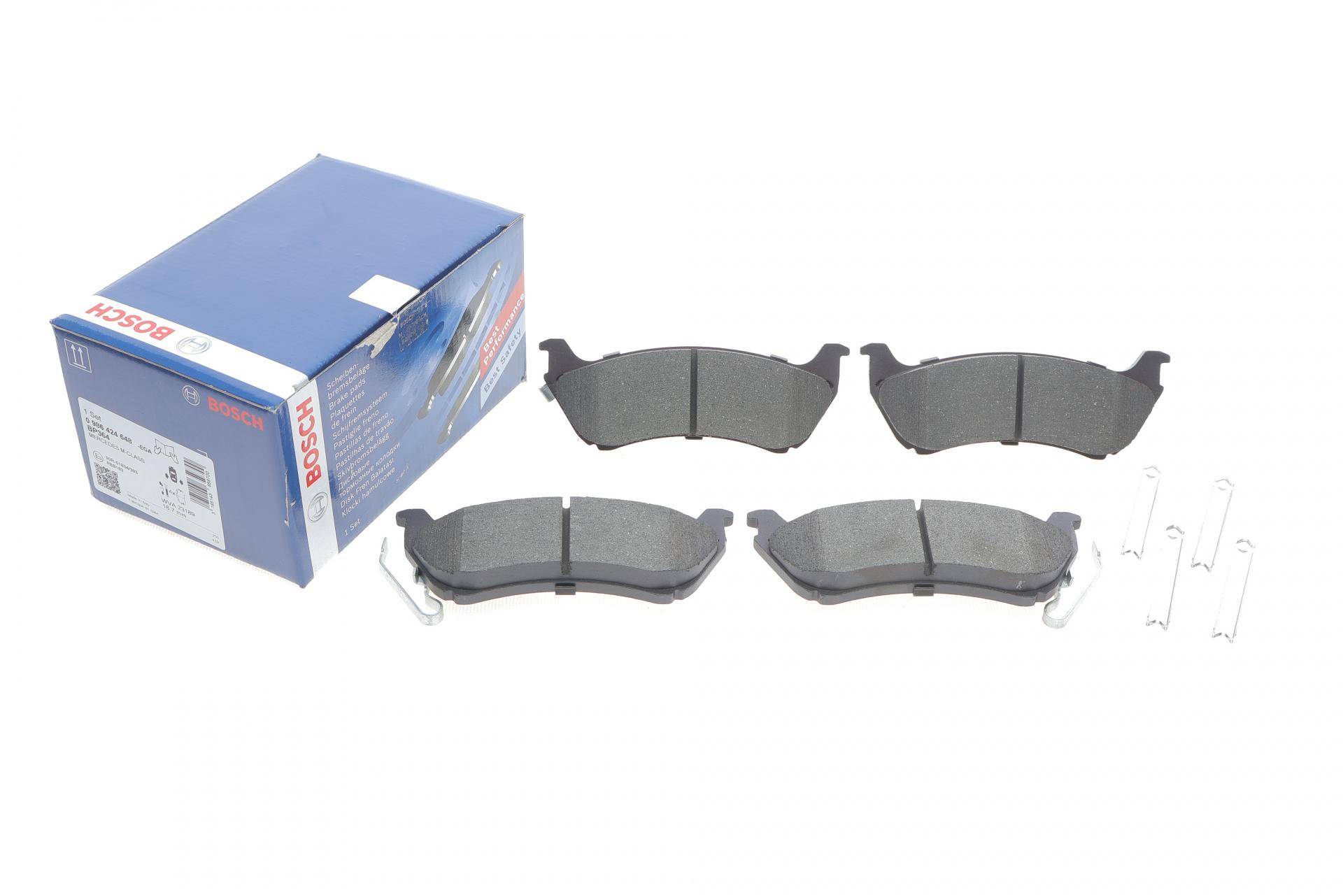 Колодки гальмівні (задні) MB M-class (W163) 98-05