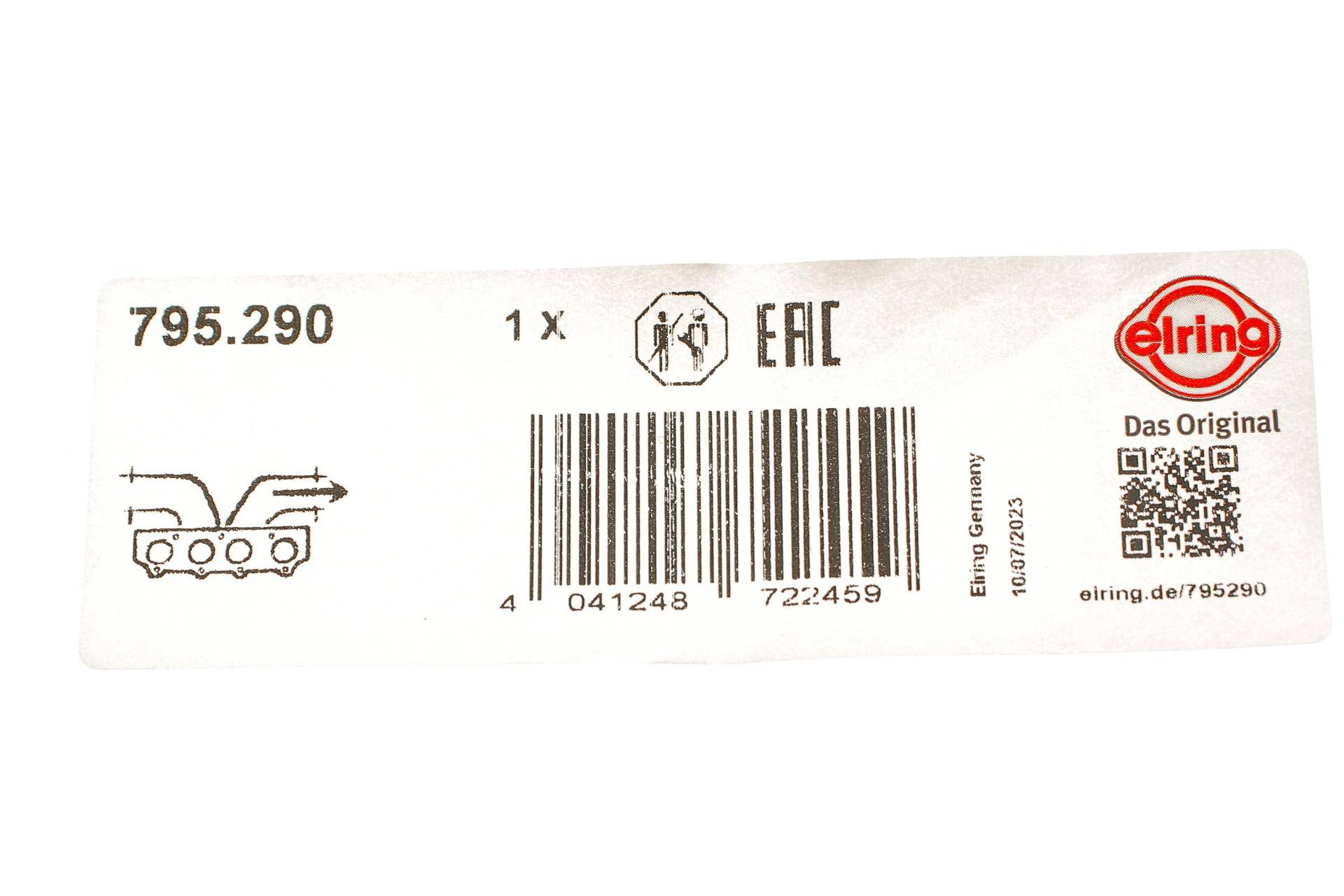 Прокладка колектора випускного Hyundai Sonata/ix55/Kia Sorento 3.3/3.8 05- (L)