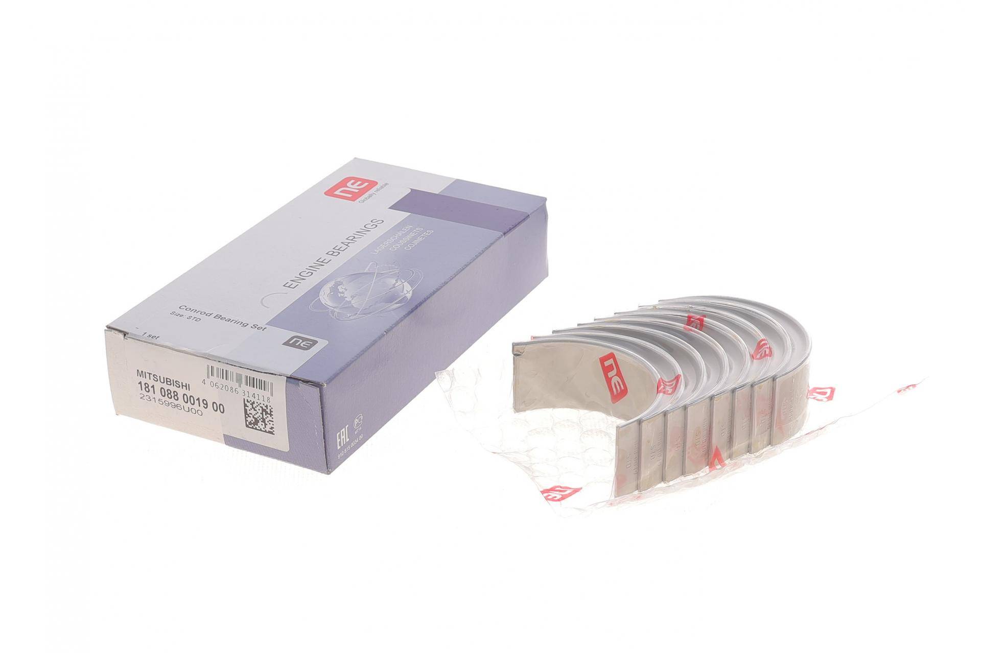 Вкладиші шатунні Mitsubishi L200 2.5 DI-D 05-15 (STD)