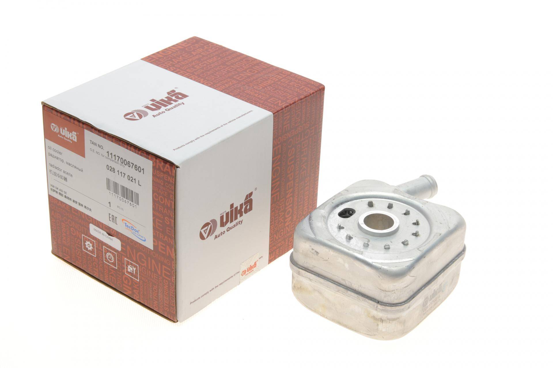 Радіатор масляний VW Caddy/Crafter/T5 1.9/2.5TDI 03-15 (теплообмінник)