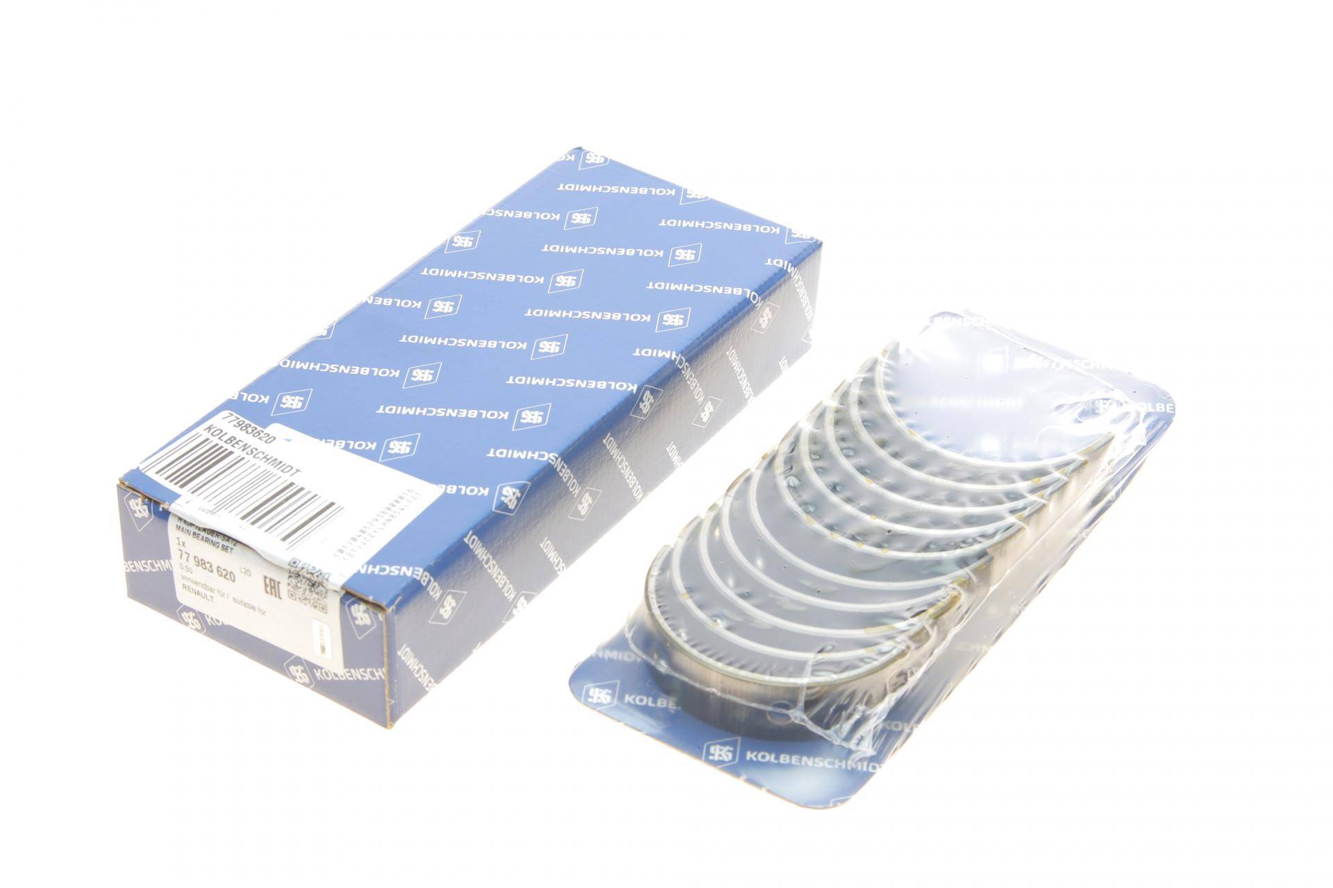 Вкладиші корінні Renault Master/Opel Movano 2.3dCi 10-- (+0.50)