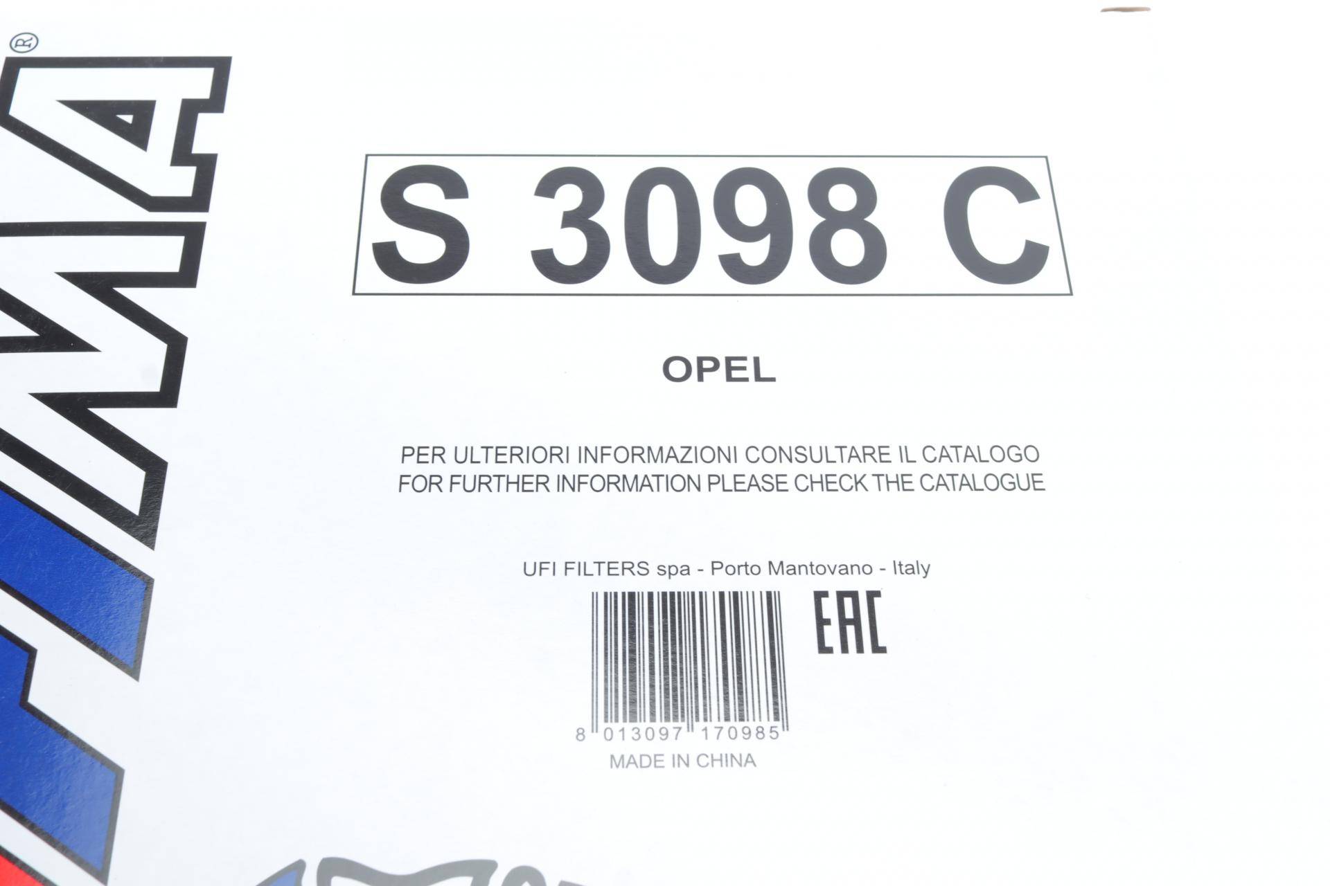 Фільтр салону Opel Meriva A 03-10