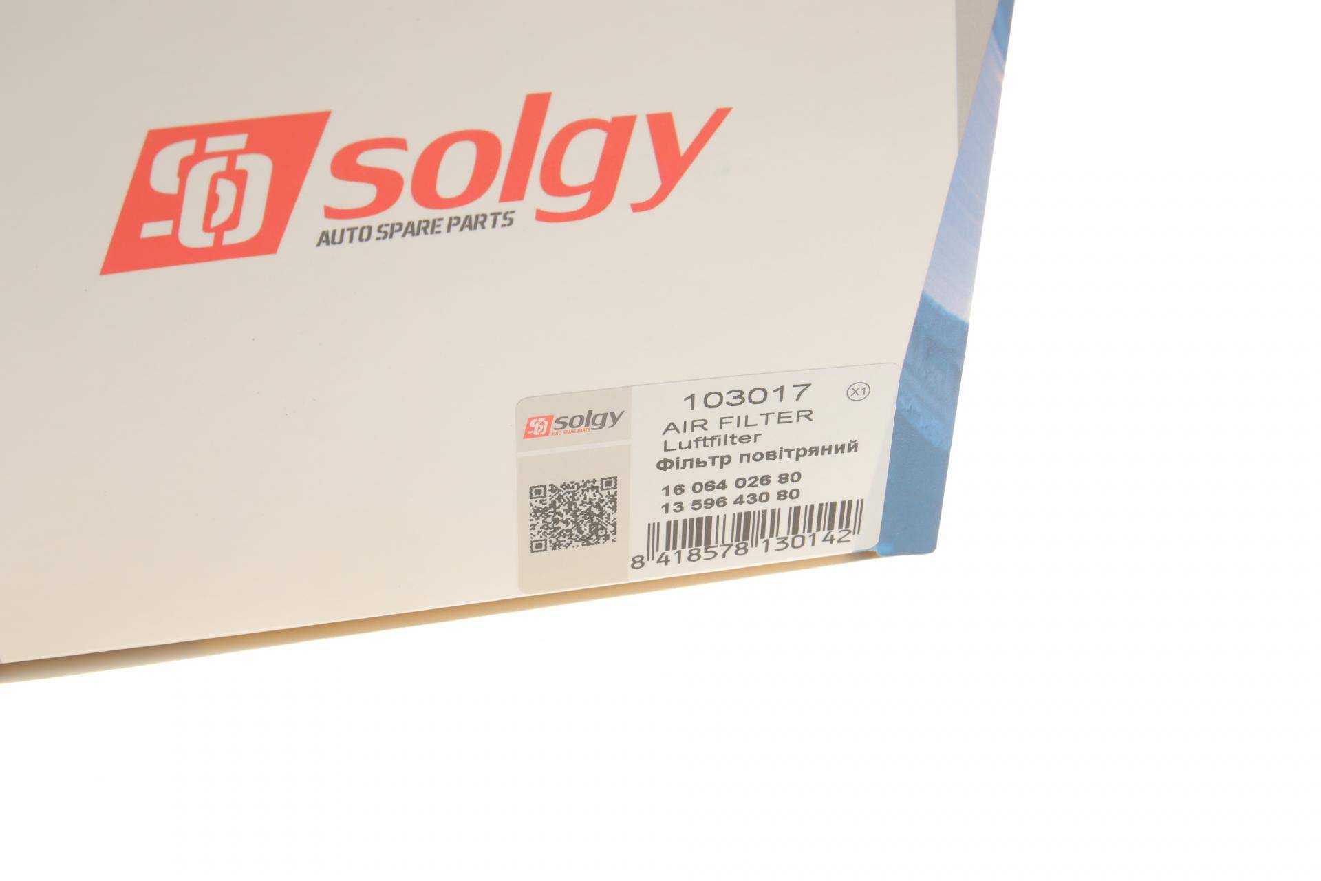 Фільтр повітряний Fiat Ducato 2.2/2.3/3.0 JTD/HDI 06-