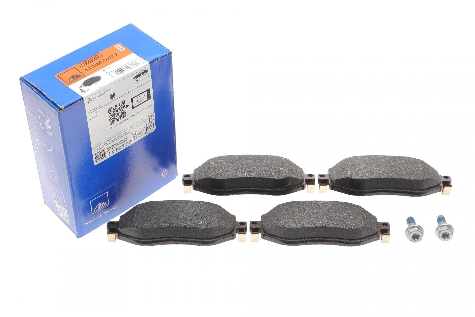 Колодки гальмівні (передні) Renault Megane IV 15-