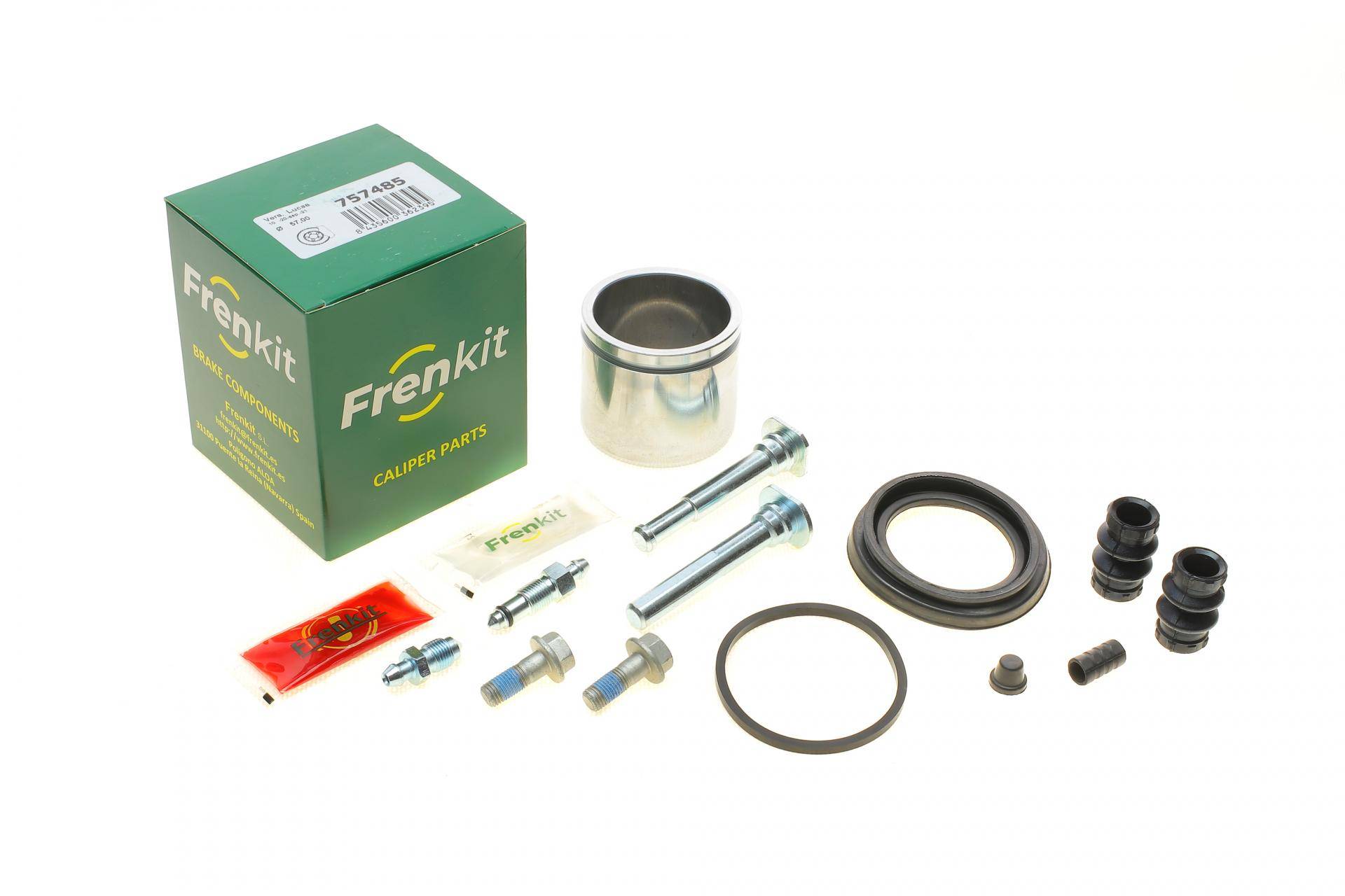 Ремкомплект супорта (переднього) Honda Accord 98-02 (d=57mm)(Lucas)(+1 поршень/направляюча)SuperKit