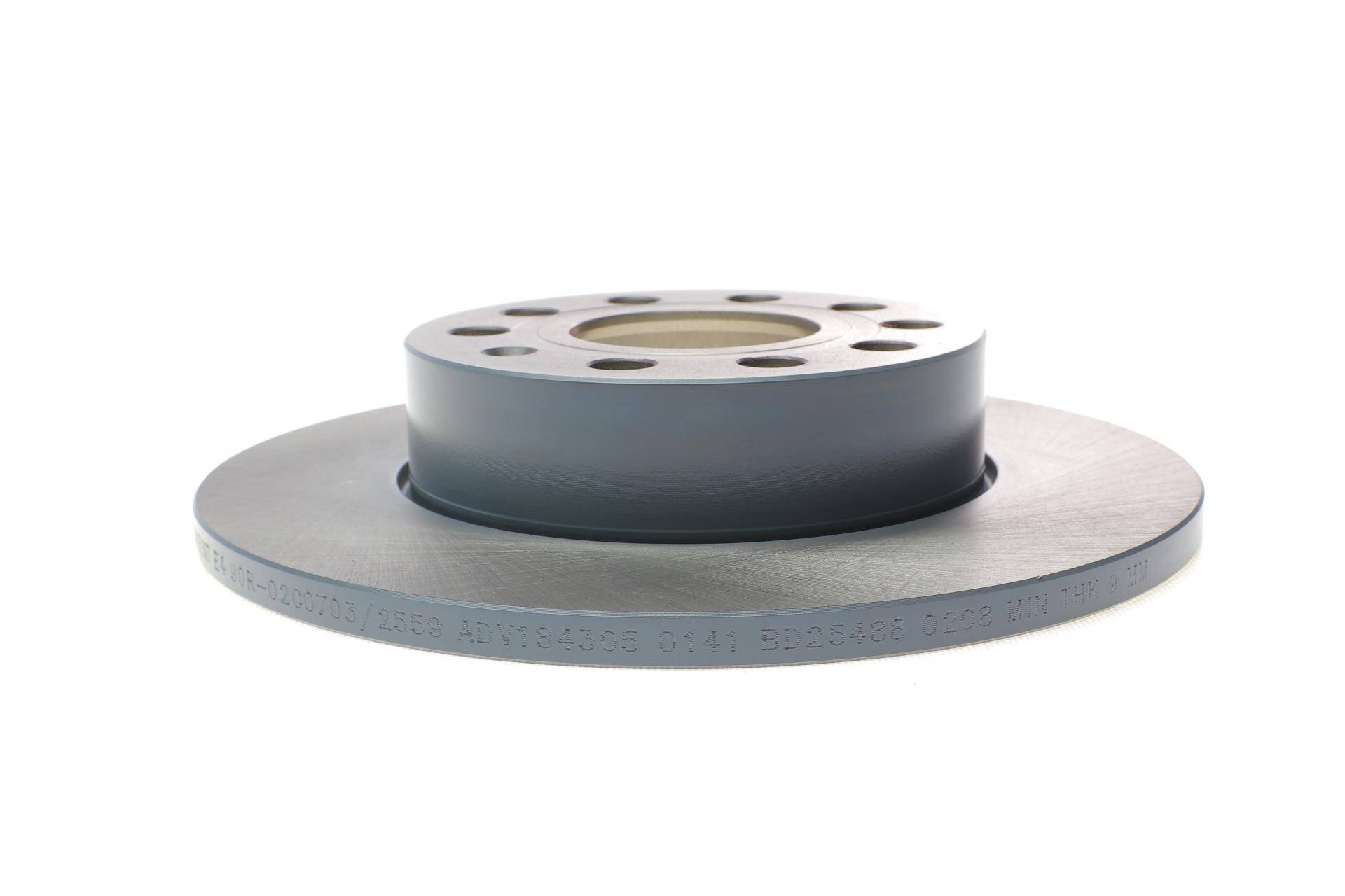 Диск гальмівний (задній) Audi A3/Skoda Octavia III/ VW Caddy III/Golf V 03- (260х12)