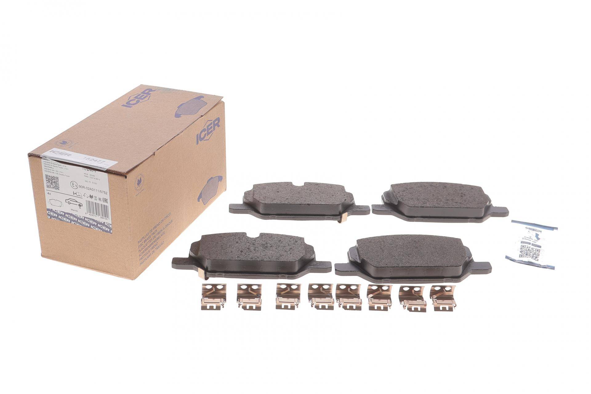 Колодки гальмівні (передні) Opel Insignia B 17-