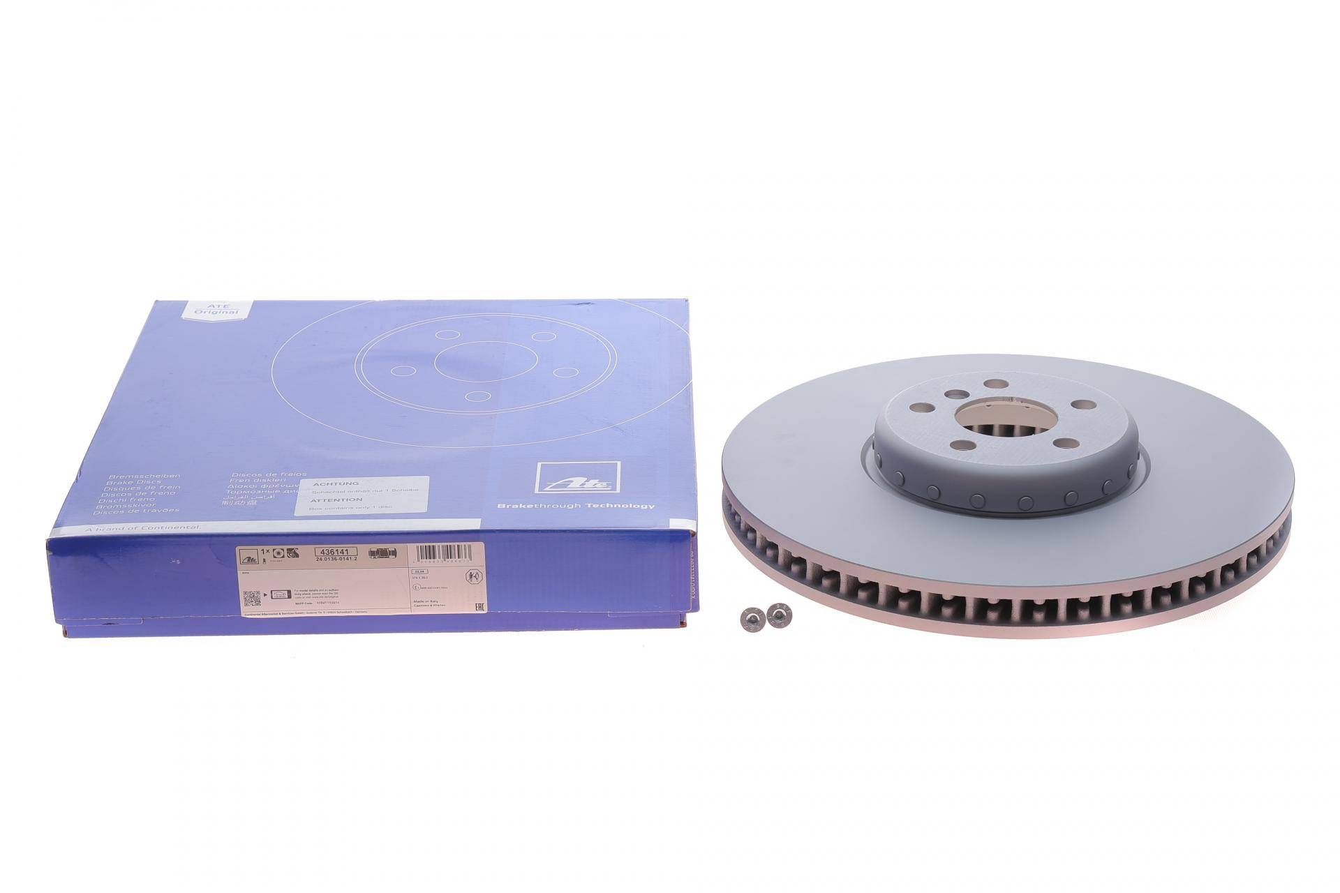 Диск гальмівний (передній) BMW 3 (G20)/ 5 (G30/G31)/7 (G11,G12)/ X5 (G05)/ X6 (G06) (L) (374x36)