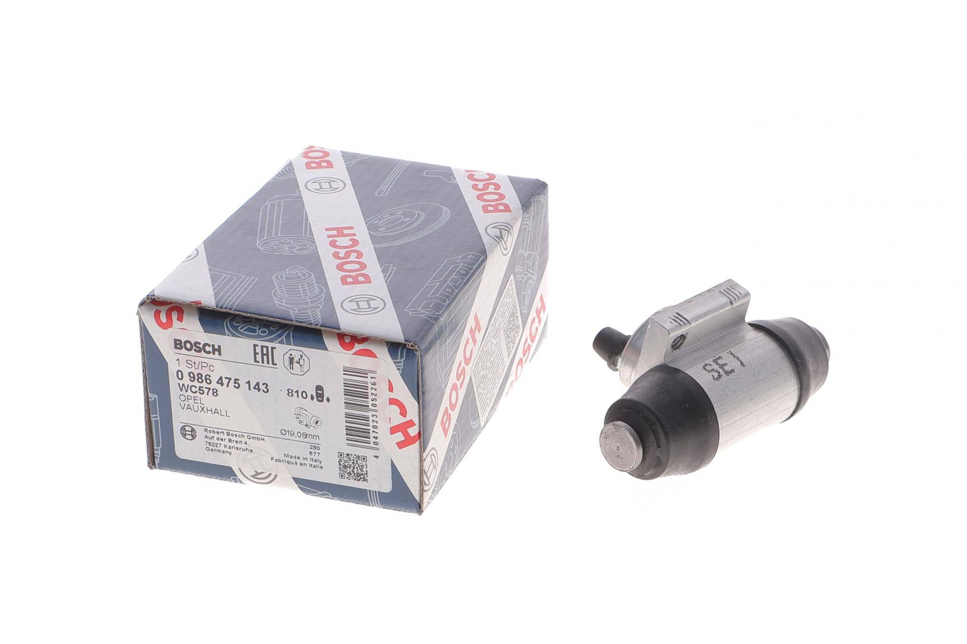 Циліндр гальмівний (задній) Chevrolet Aveo 03-/Daewoo Lanos/Nexia/Opel Astra F/Kadett 84-09 (d=19.05)