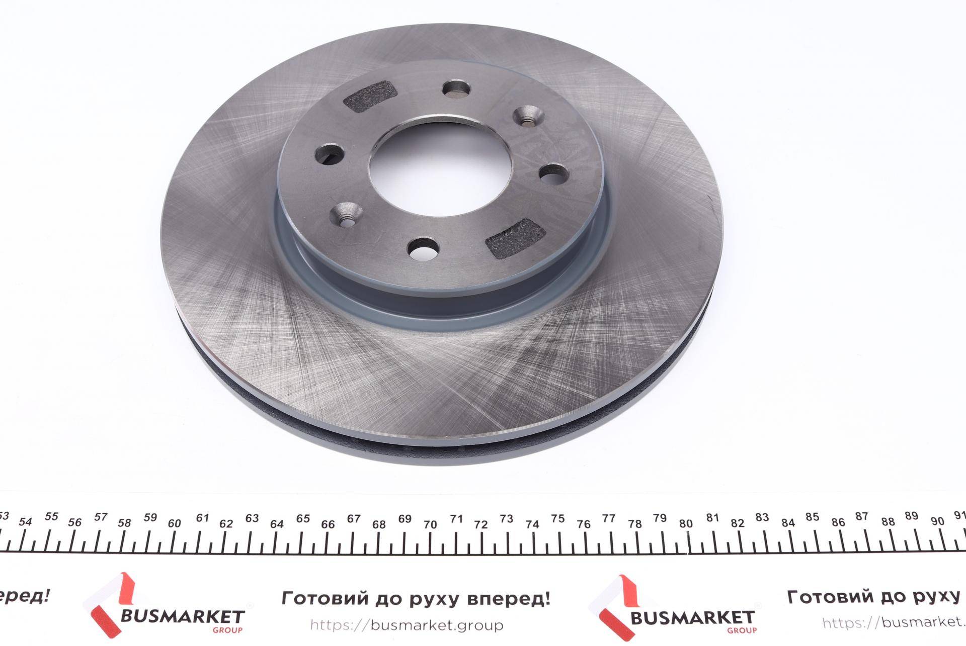 Диск гальмівний (передній) Kia Rio III/Hyundai Accent 11- (256x22)