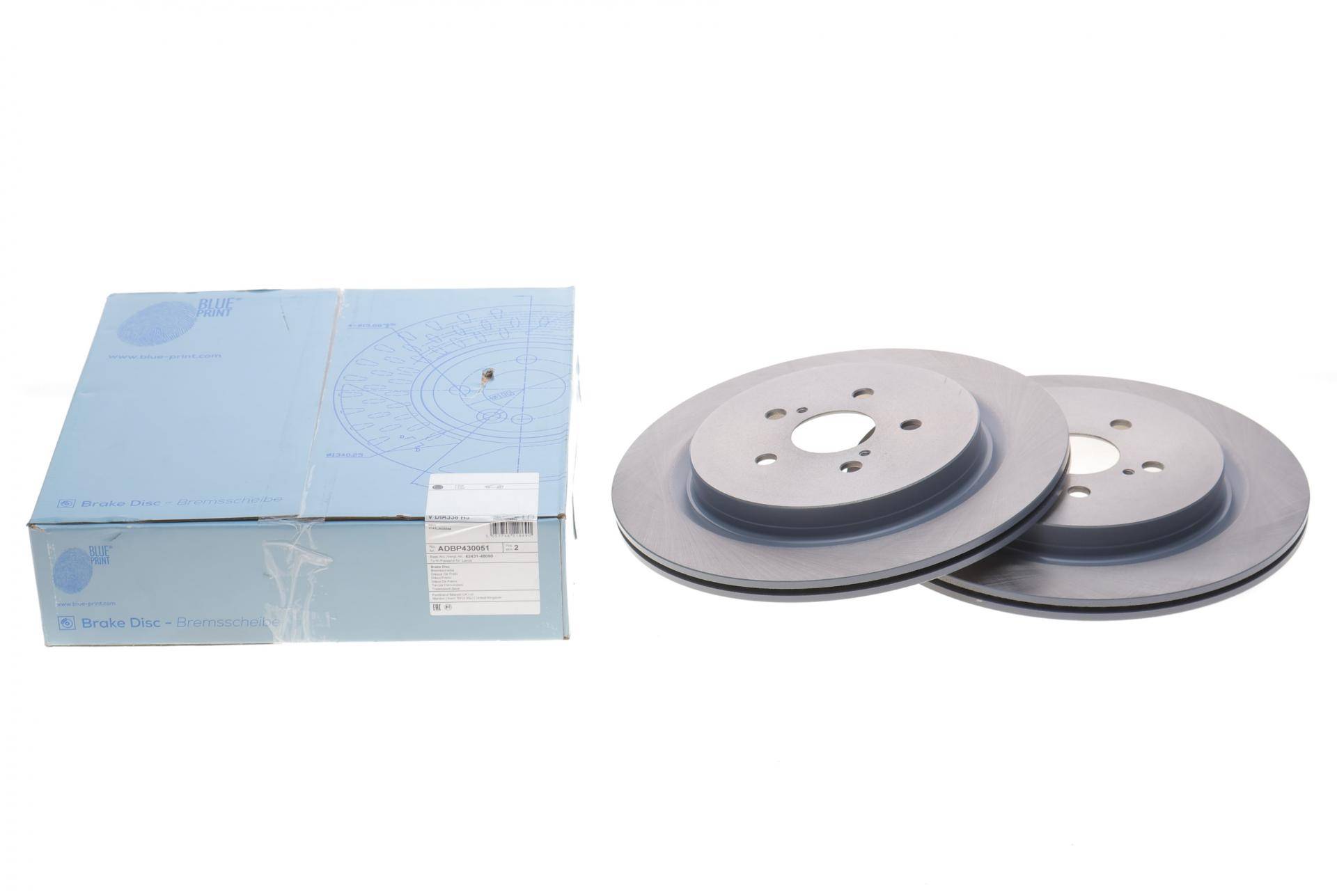 Диск гальмівний (задній) Lexus RX 15- (338x18) (з покриттям) (вент.)