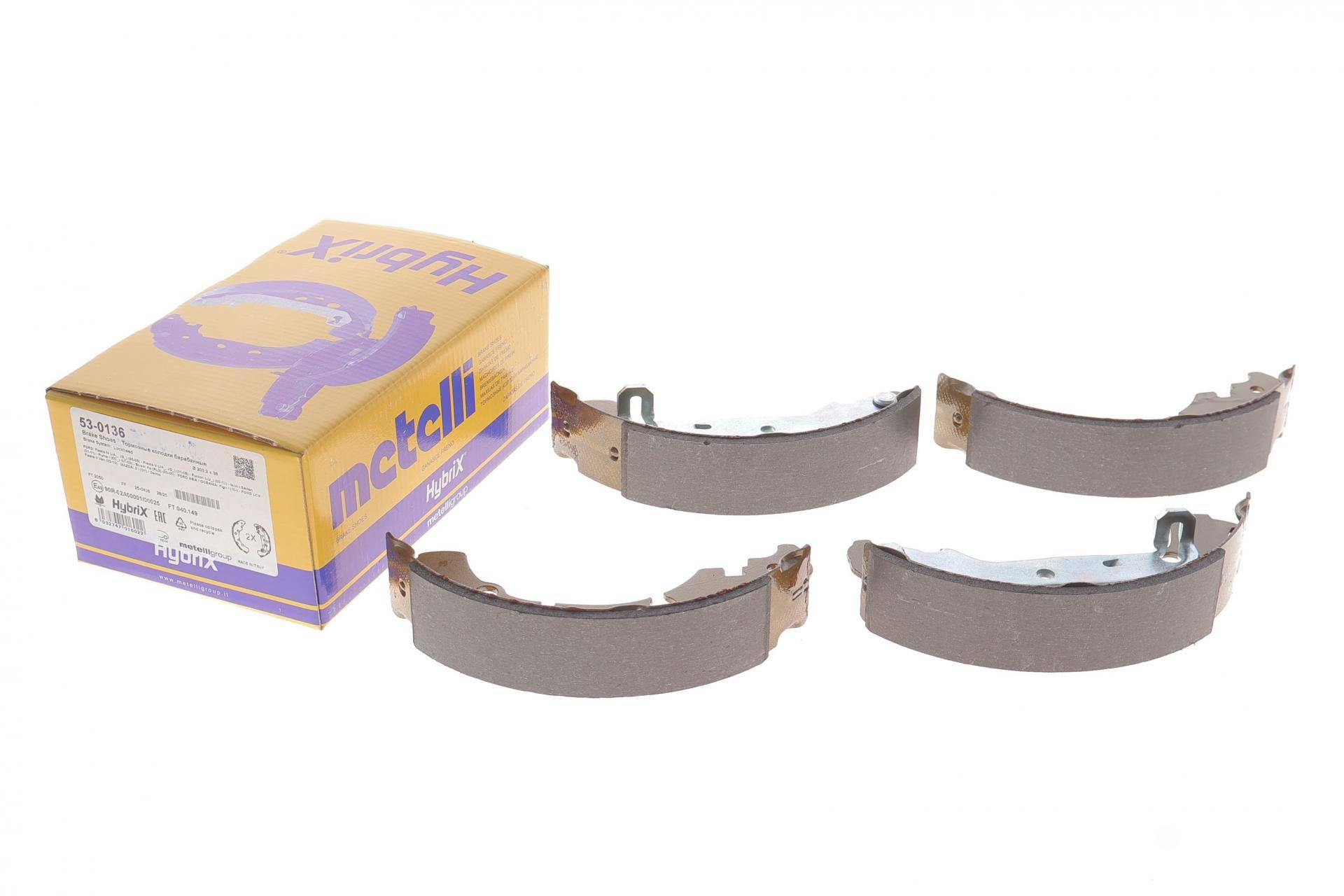 Колодки гальмівні (задні) Ford Fiesta 95-/Fusion 02- (барабанні) (203,2x38)