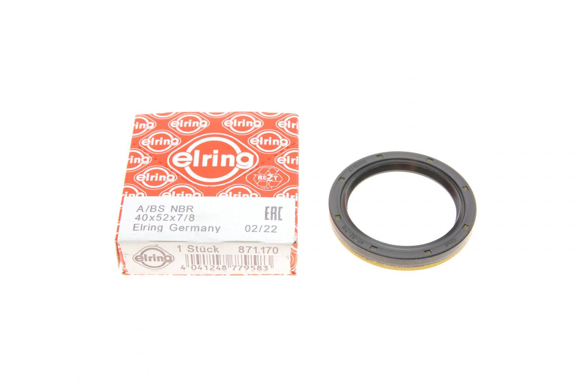 Сальник маточини (задньої) Audi A4/A6 94-01 (40x52x8)