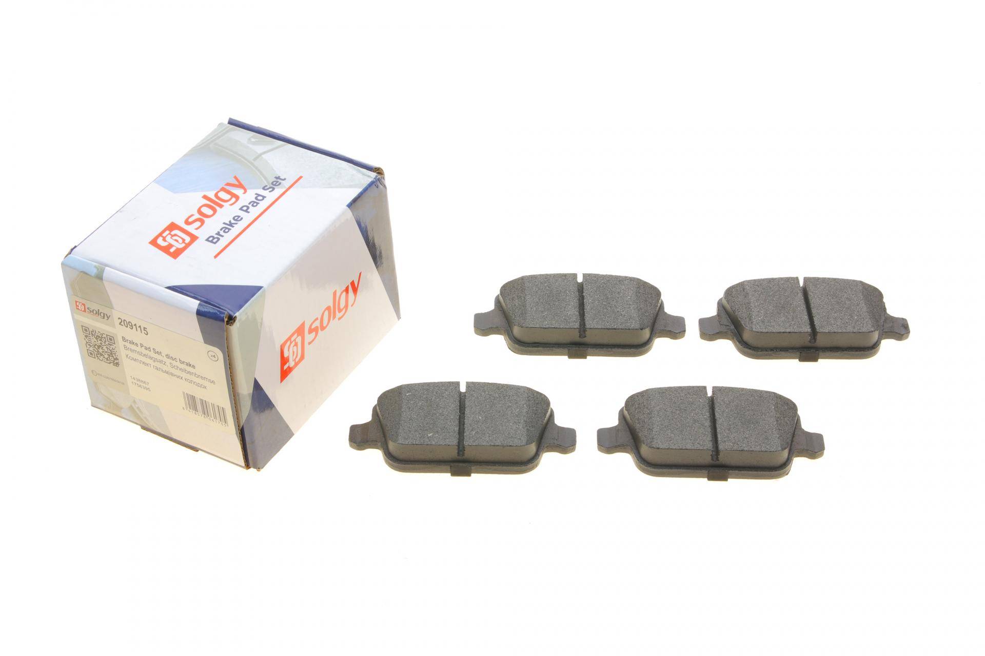 Колодки гальмівні (задні) Ford Kuga 08-/Mondeo IV 07-15 (TRW)