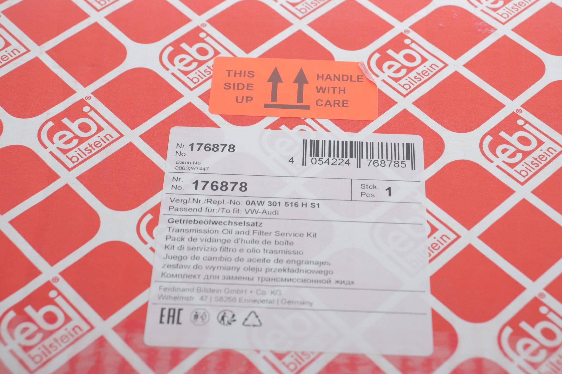 Комплект для заміни оливи АКПП Audi A4/A5/A6/A7 1.8-3.2 07-18 (+ олива)